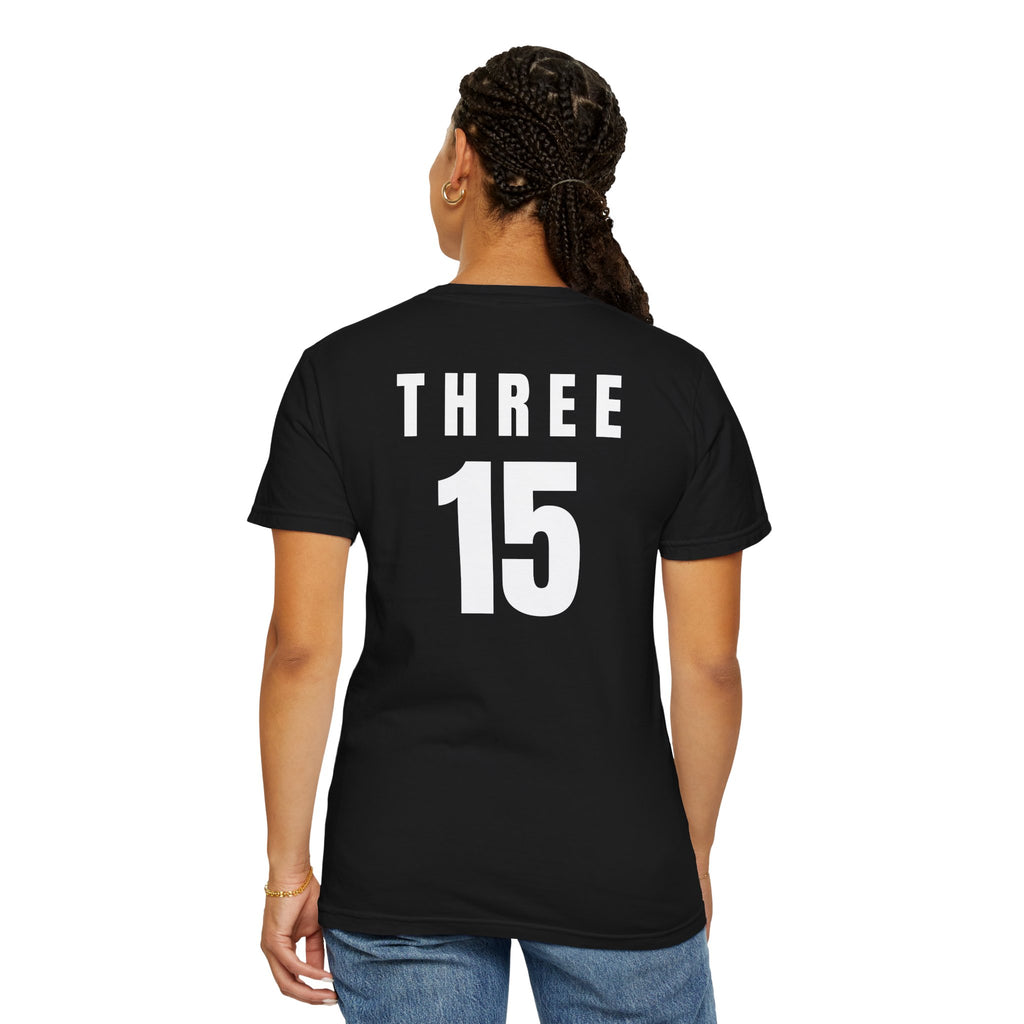 1 - Three 15 Multi Colors Front and Back Graphic T-Shirt