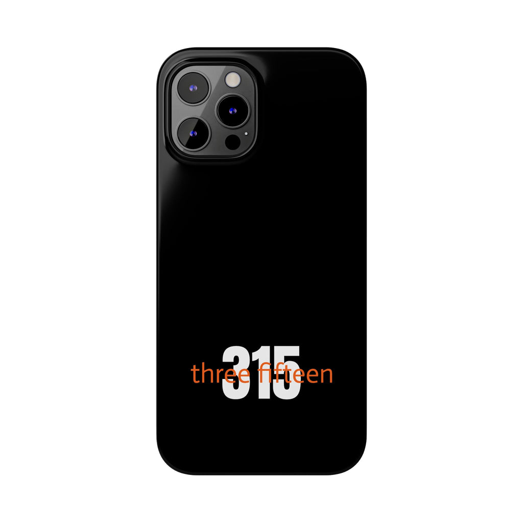 36 - Phone case 315 Slim Phone Case — Motivational Black Protective Cover