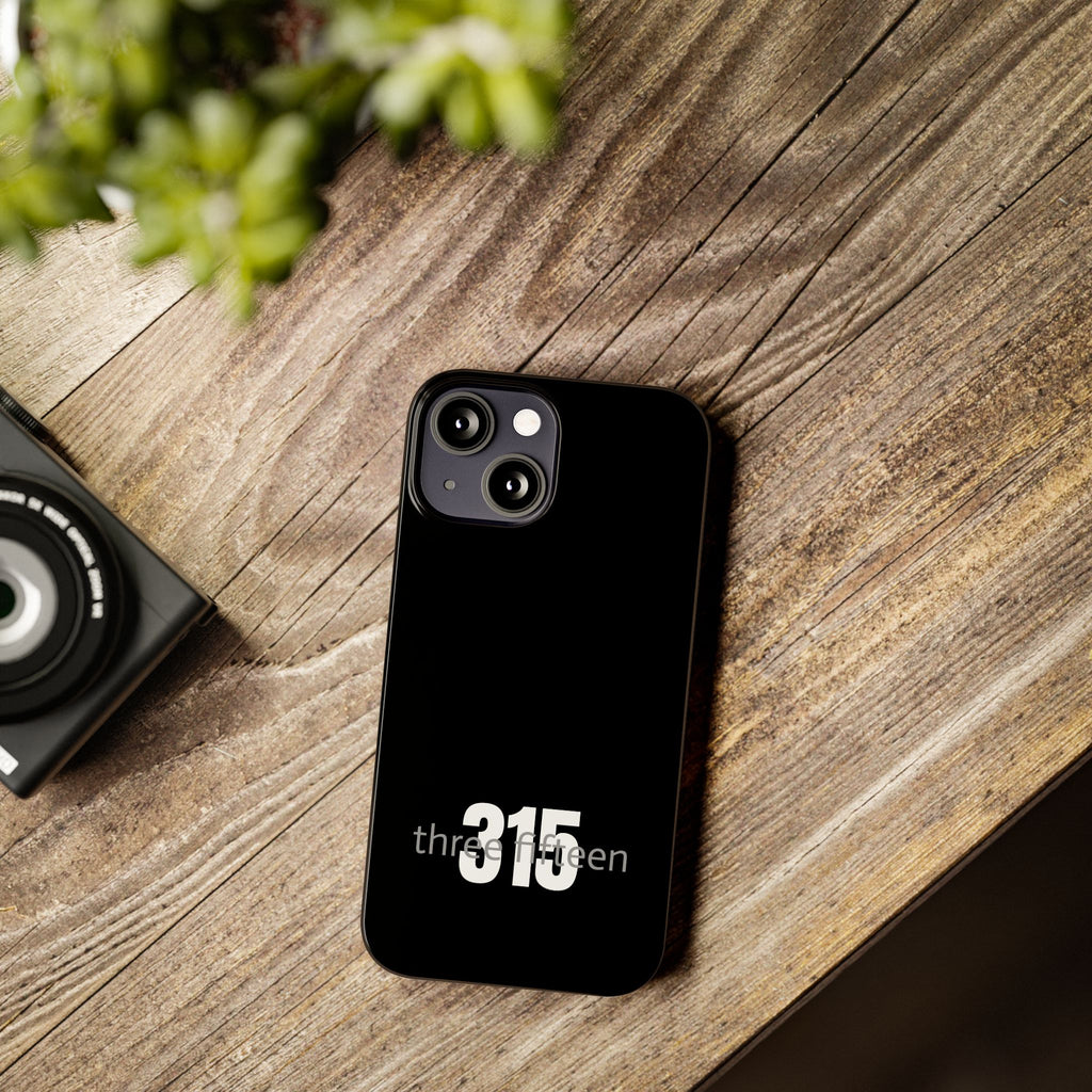 Copy of 36 - Phone case 315 Slim Phone Case — Motivational Black Protective Cover