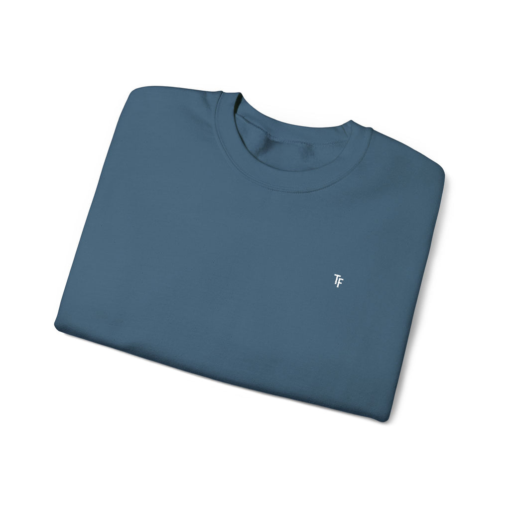 15 - TF Three Fifteen Embroidered Crewneck Sweatshirt — Minimal Graphic Pullover