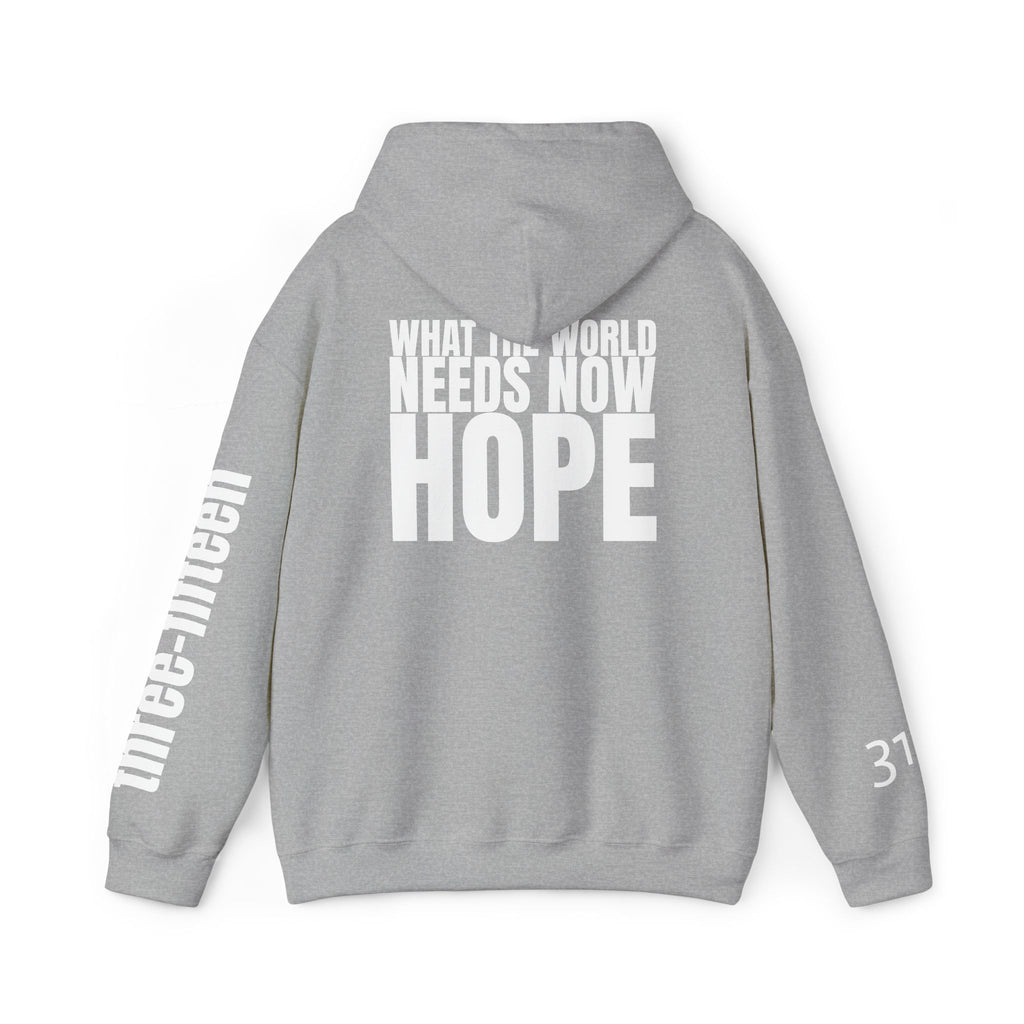 16 - Multi Colors “What the World Needs Now - HOPE”" Inspirational Quote Hoodie - This Isn't The End Of My Story