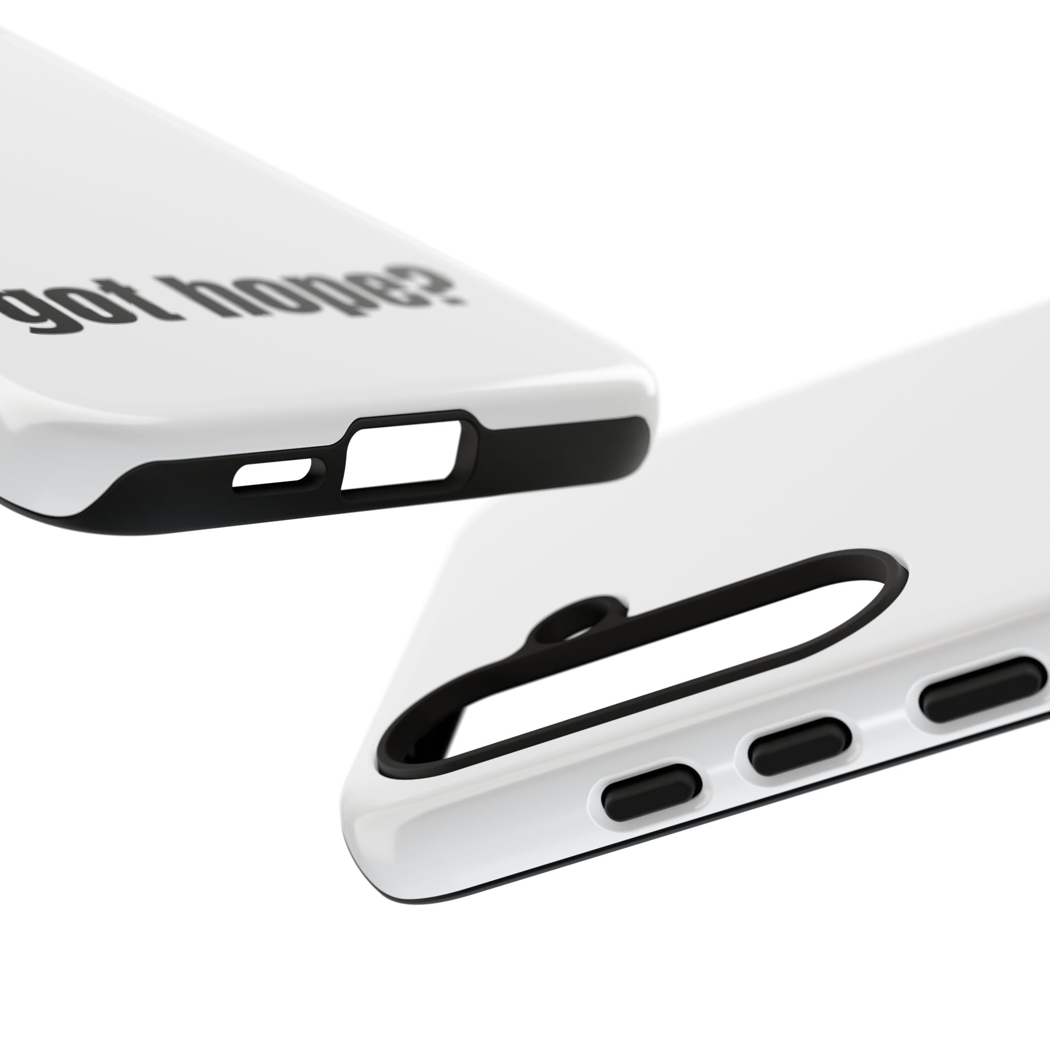 Phone Case — "got hope?" Minimalist Inspirational Protective Cover