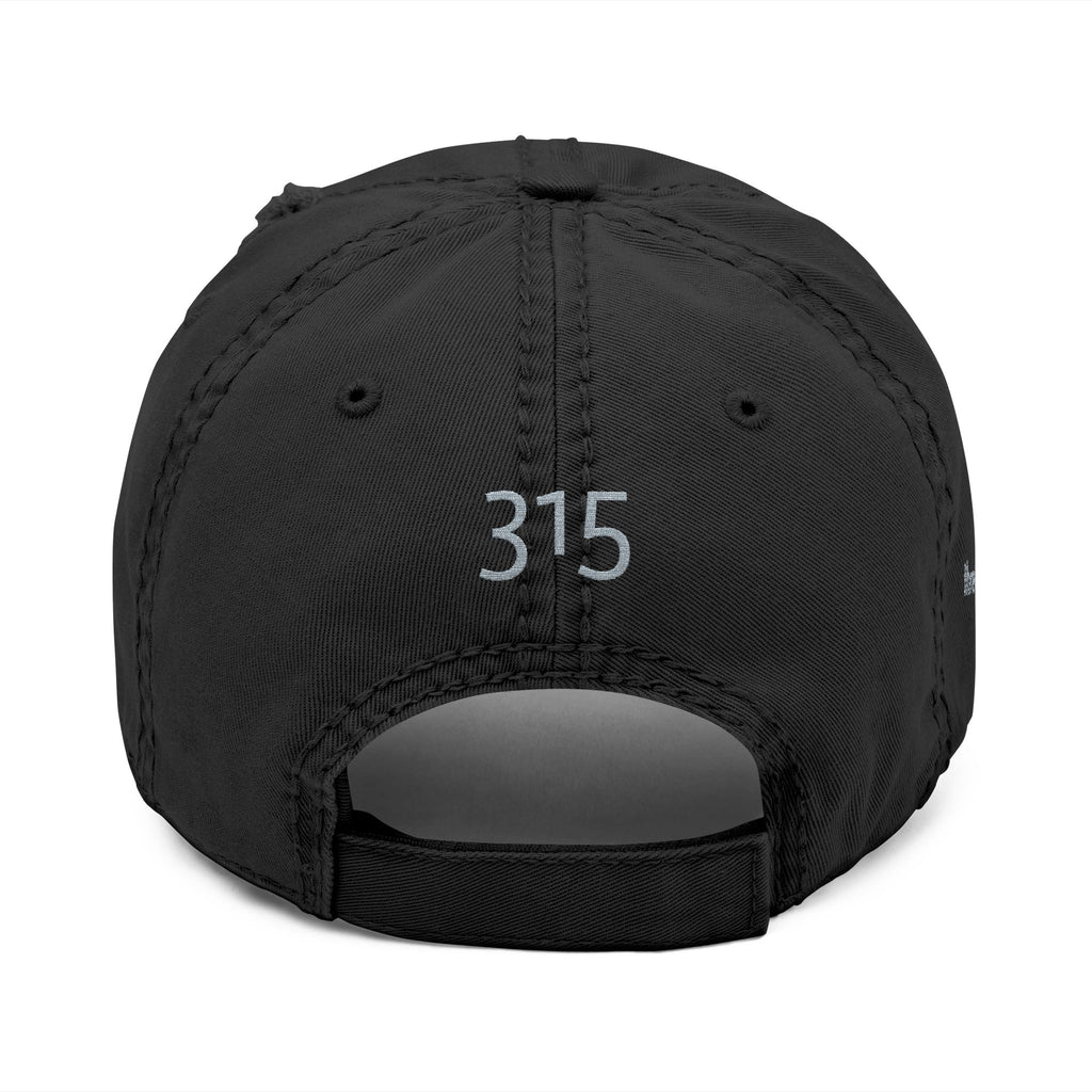 3 - Hat Distressed Embroidered TF Three Fifteen Dad Hat - Casual Chic Accessory
