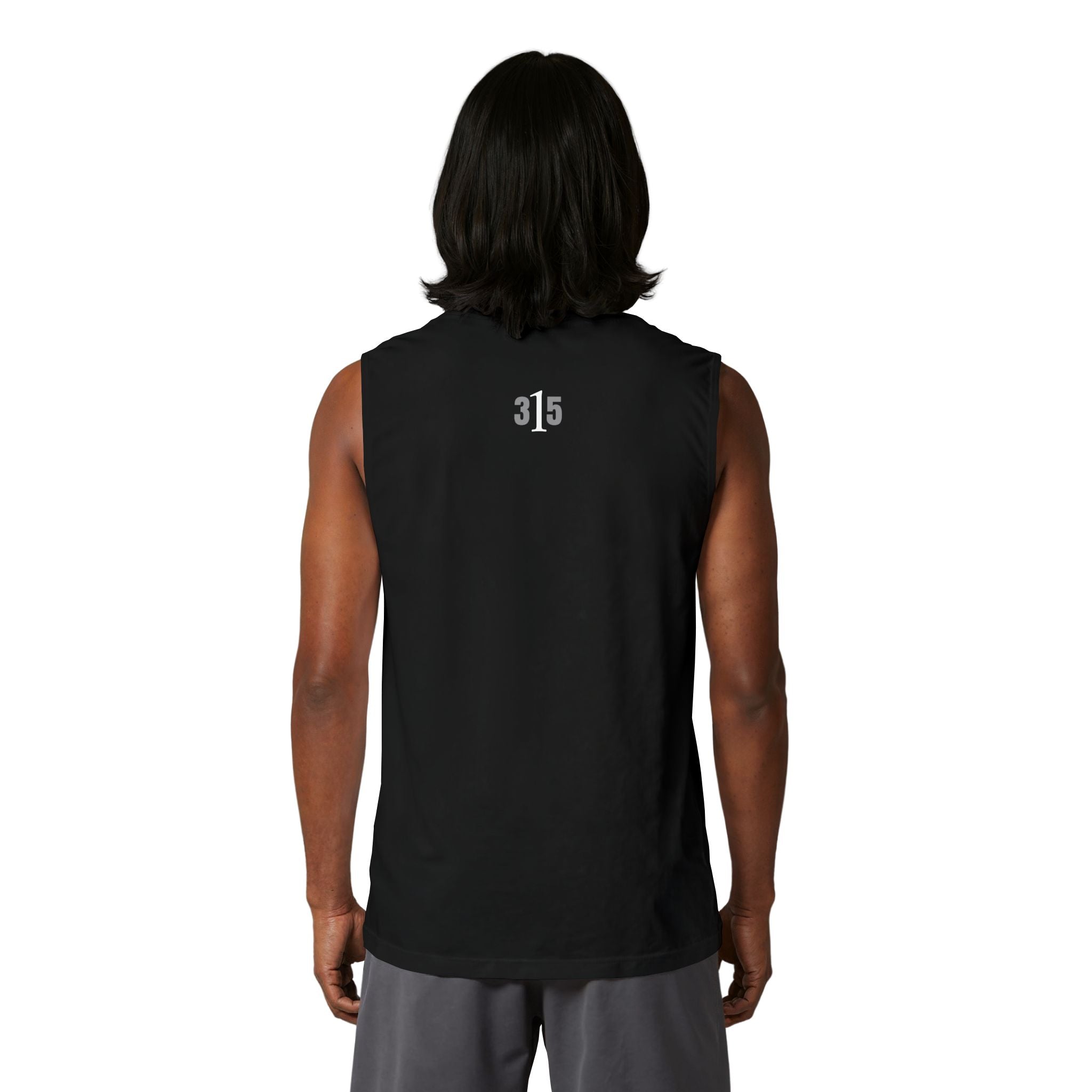 1131 - Muscle Tank — 'the 315' Minimalist Fitness Graphic Tank Top