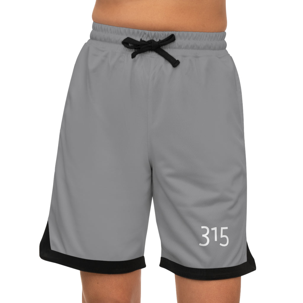 Athletic Basketball Rib Shorts for Casual Comfort