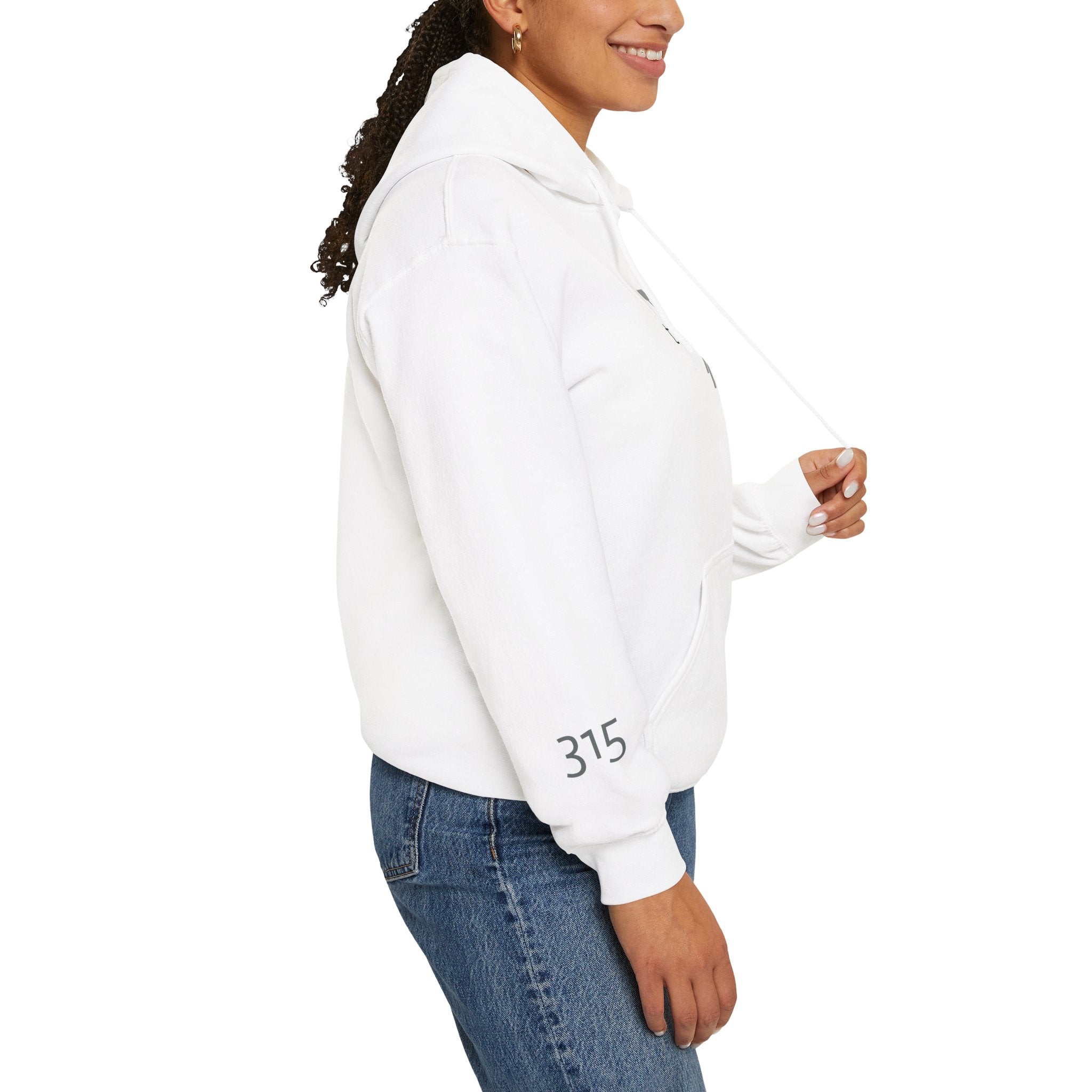 16 - Multi Color Printed Three-Fifteen Inspirational Quote Hoodie - This Isn't The End Of My Story