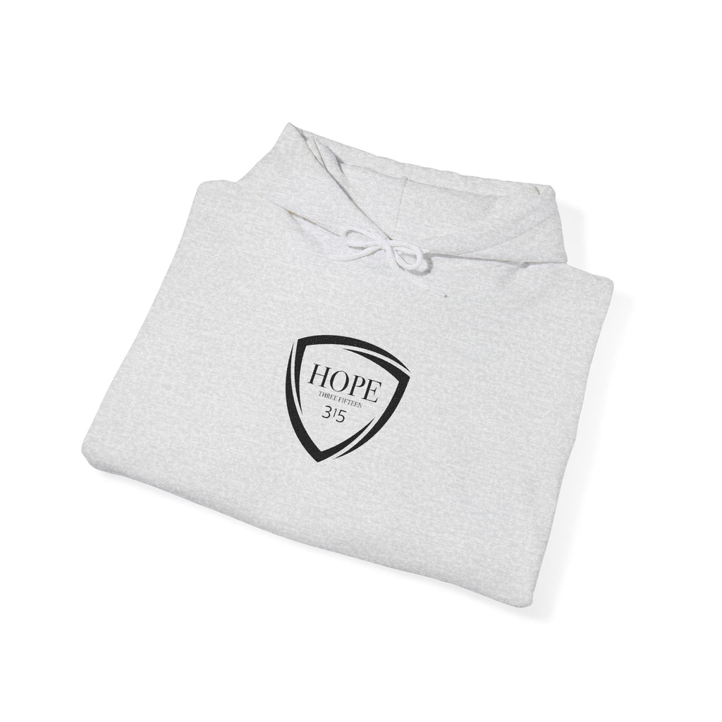 16 - Multi Color - Embroidered Hope Shield Hoodie — Pullover