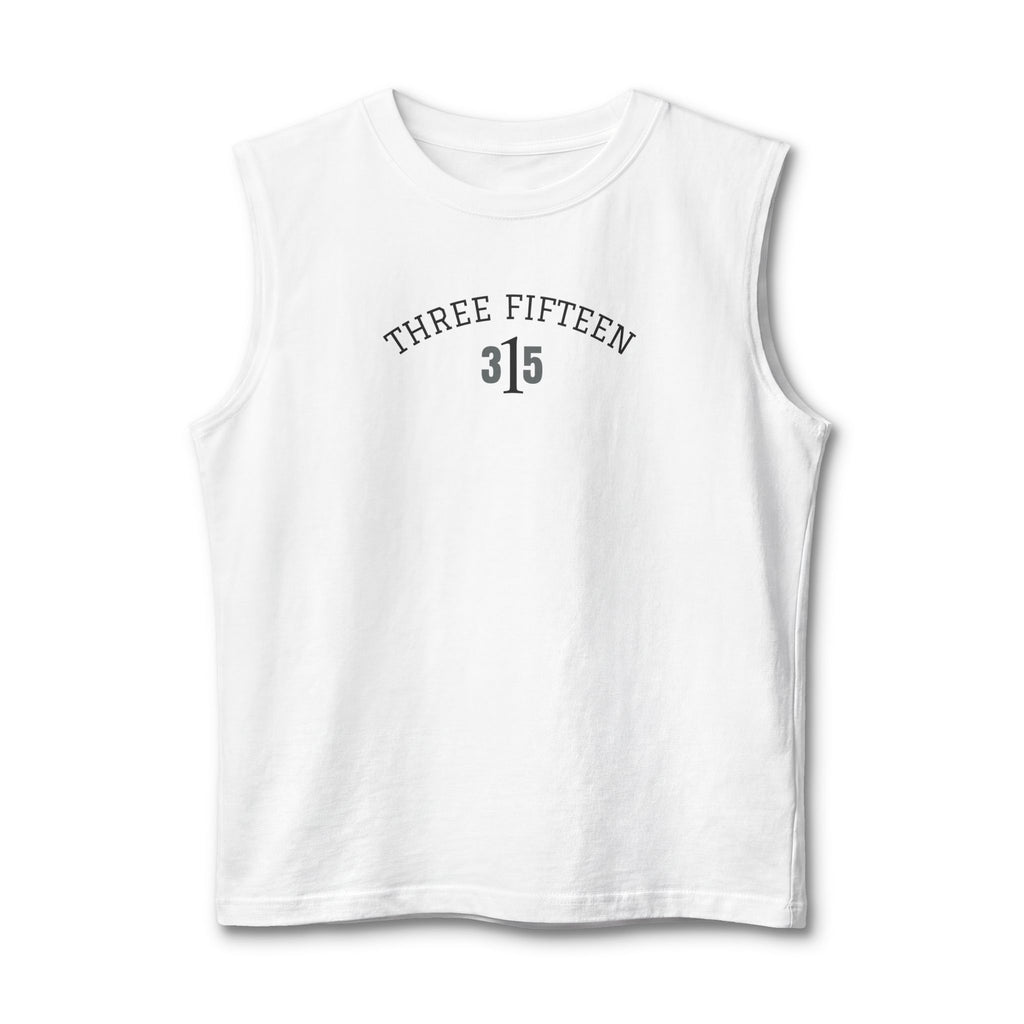 1131 - Muscle Tank — 'the 315' Minimalist Fitness Graphic Tank Top