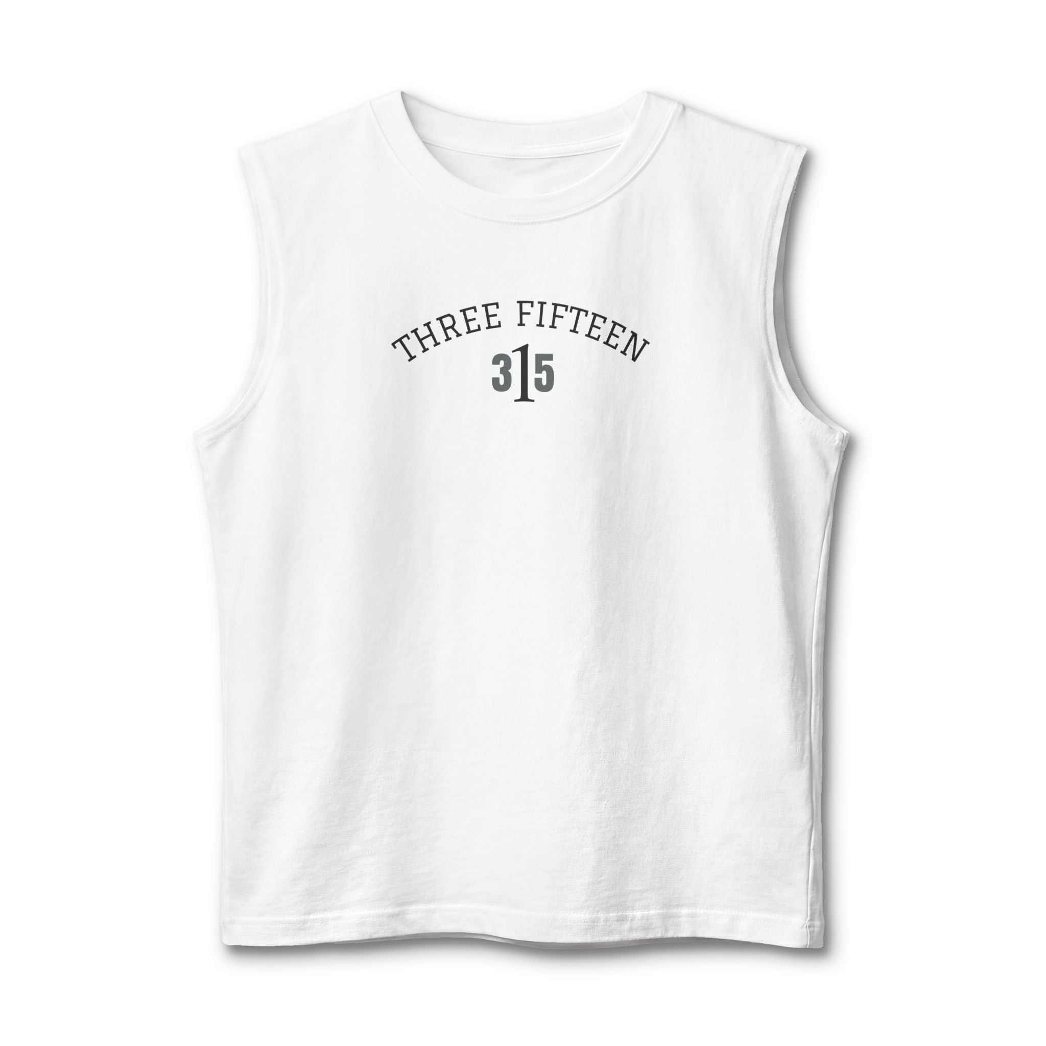 1131 - Muscle Tank — 'the 315' Minimalist Fitness Graphic Tank Top