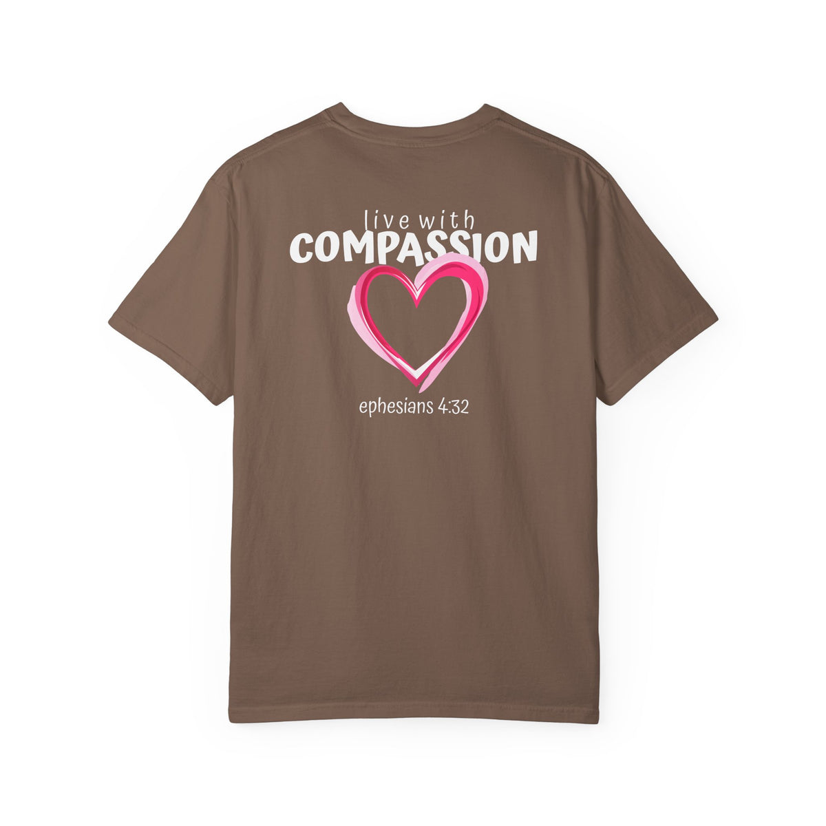 01 - Multi Color Tee - Live With Compassion - Multi Colors 315 Graphic T-Shirt