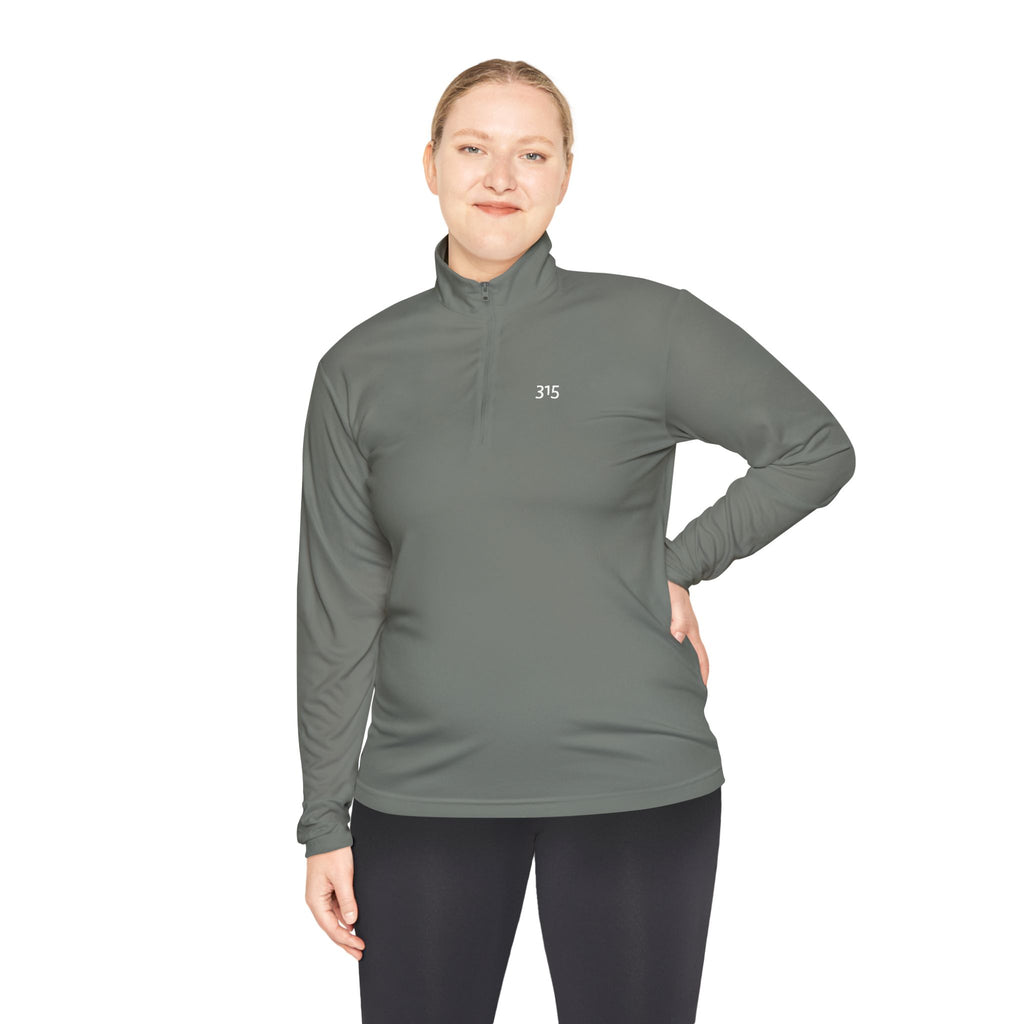 Multi Color Unisex Quarter-Zip Pullover with 315 Design – Stylish Comfort for Every Occasion