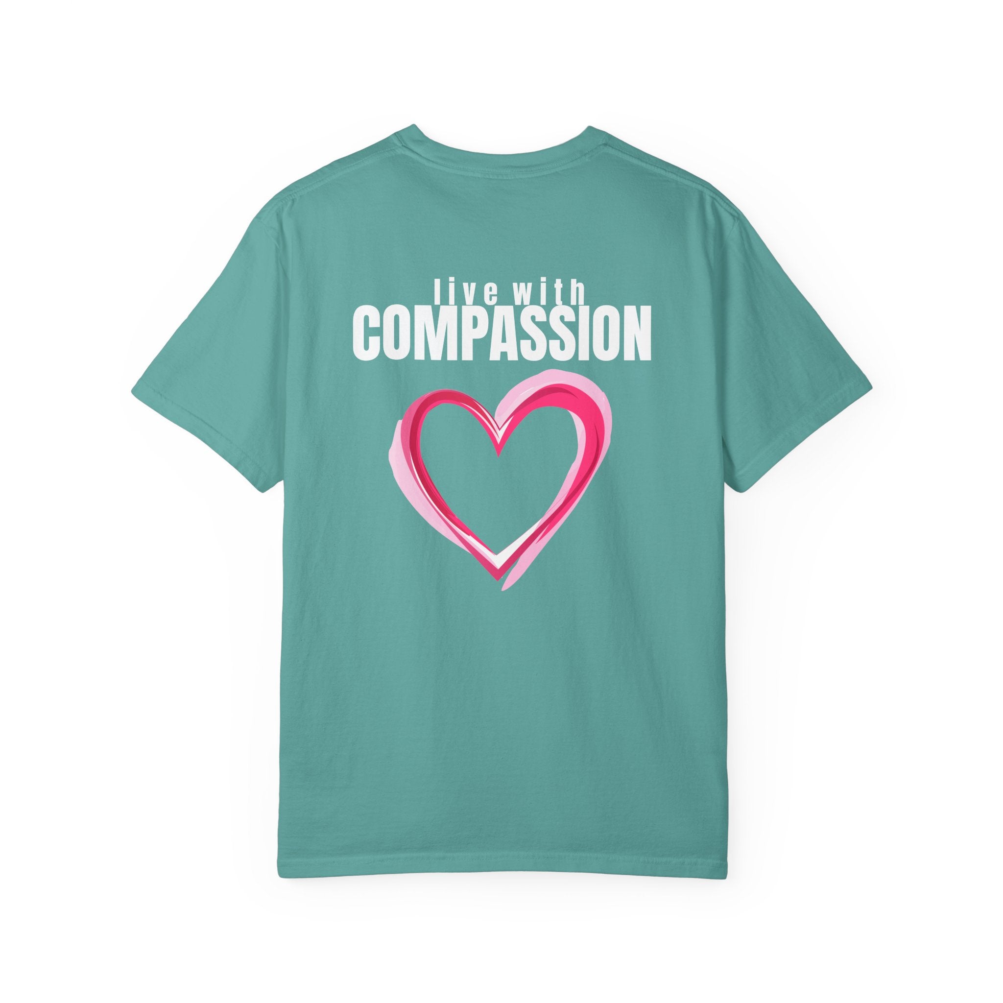 315 Multi Color - Live With Compassion - Multi Colors 315 Graphic T-Shirt