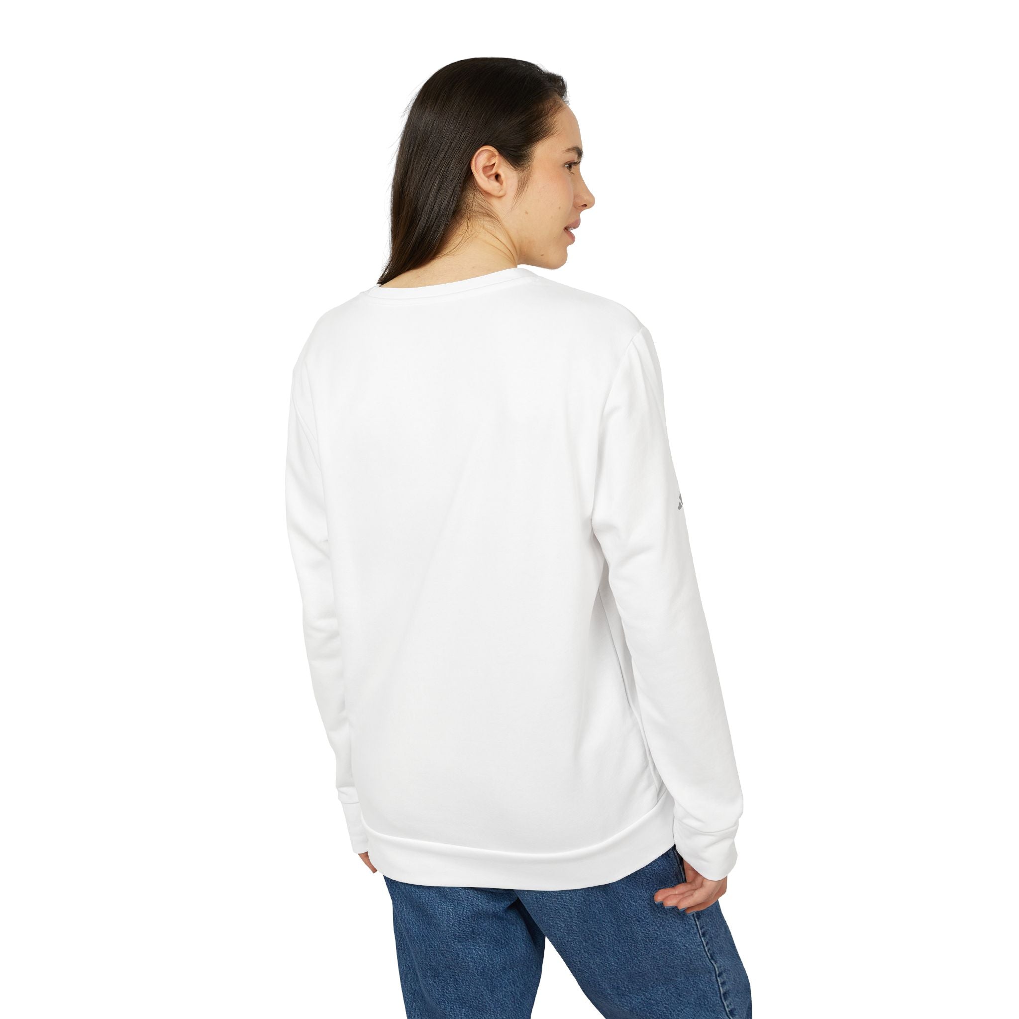 15 - Three Fifteen Overlay Adidas Crewneck Sweatshirt — Subtle Logo Fleece