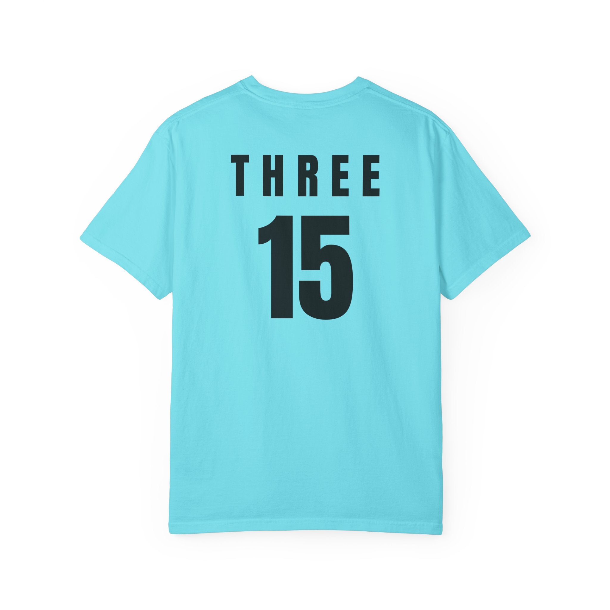 1 - Three 15 Multi Colors Front and Back Graphic T-Shirt