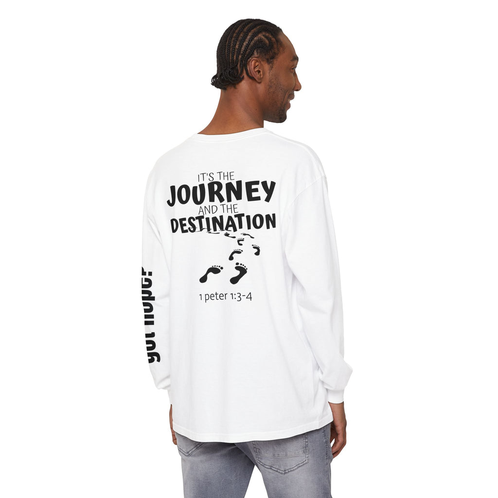 12 - Long sleeve tee 315 It’s the Journey Unisex Long Sleeve T-Shirt - Inspirational Casual Wear