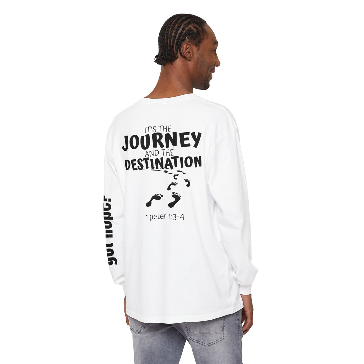 12 - Long sleeve tee 315 It’s the Journey Unisex Long Sleeve T-Shirt - Inspirational Casual Wear