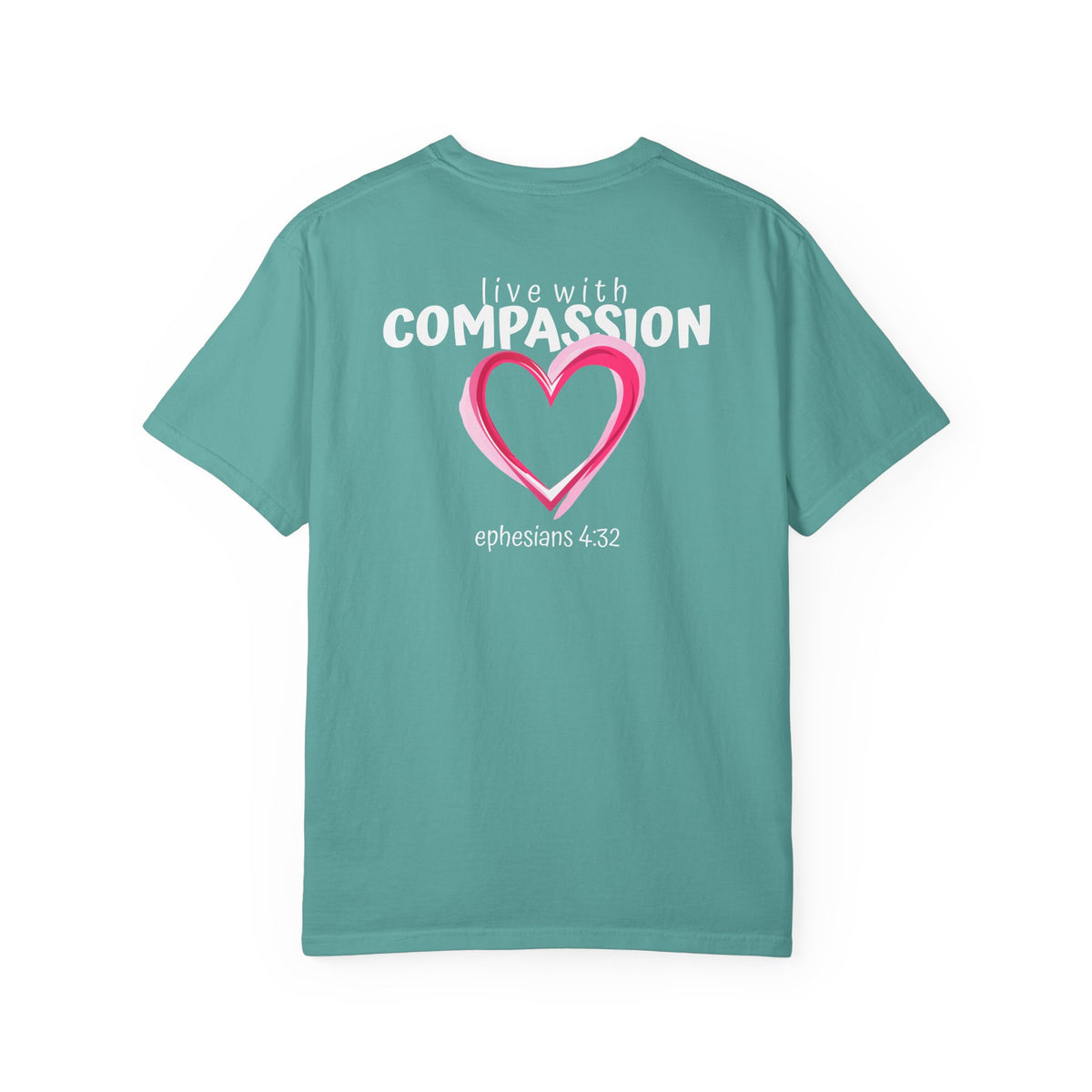01 - Multi Color Tee - Live With Compassion - Multi Colors 315 Graphic T-Shirt