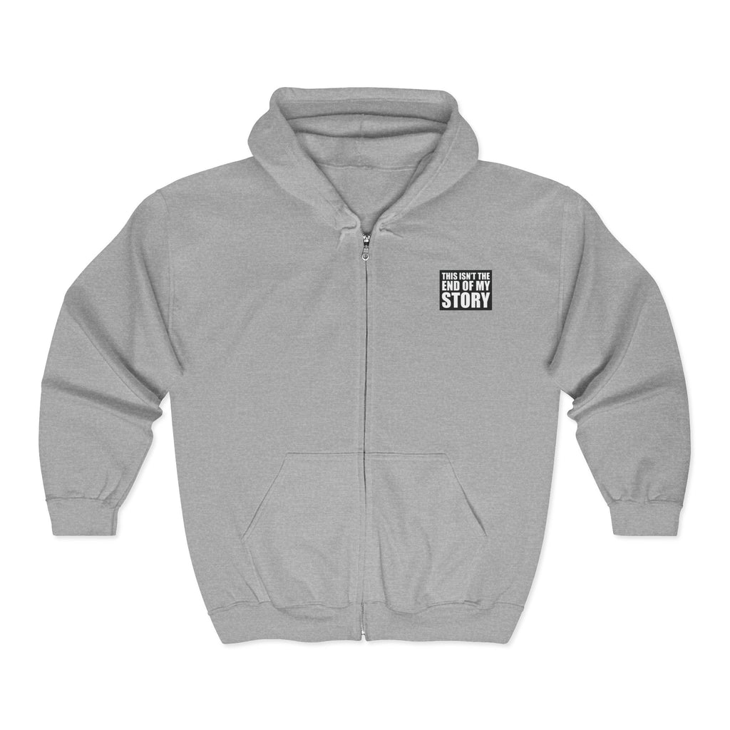 Inspirational Quote Full Zip Hoodie