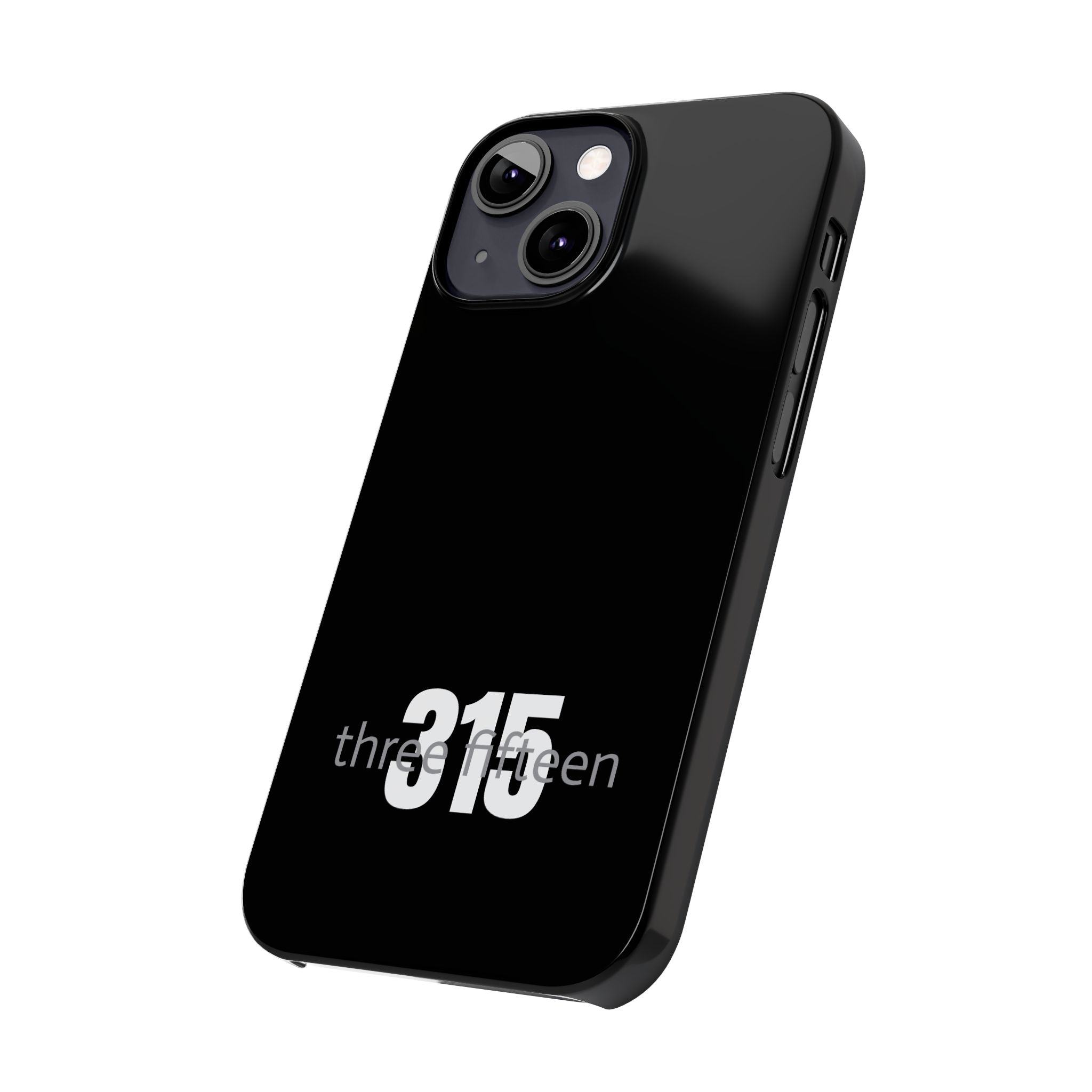 Copy of 36 - Phone case 315 Slim Phone Case — Motivational Black Protective Cover