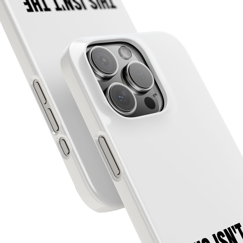 36 - Phone case Slim Phone Case — "This Isn't the End of My Story" Motivational Protective Cover