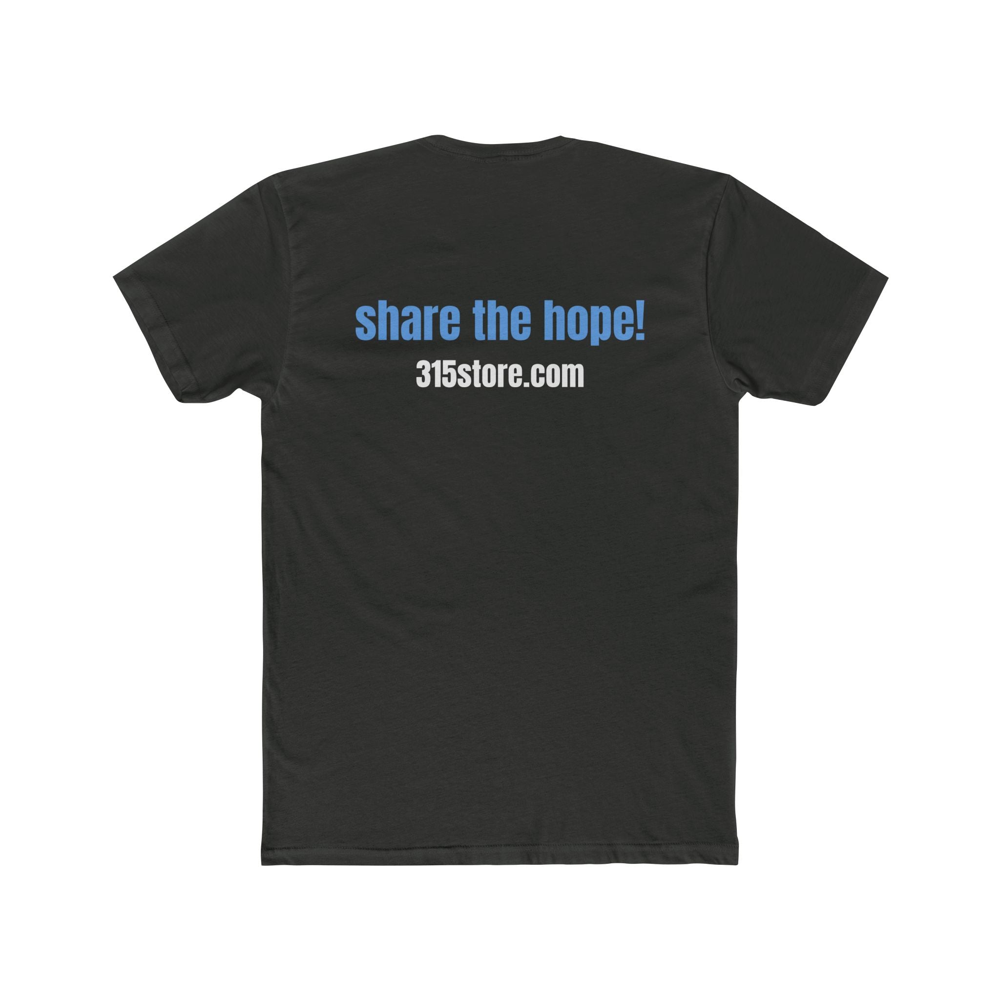 Hopeful Message Unisex Cotton Crew Tee