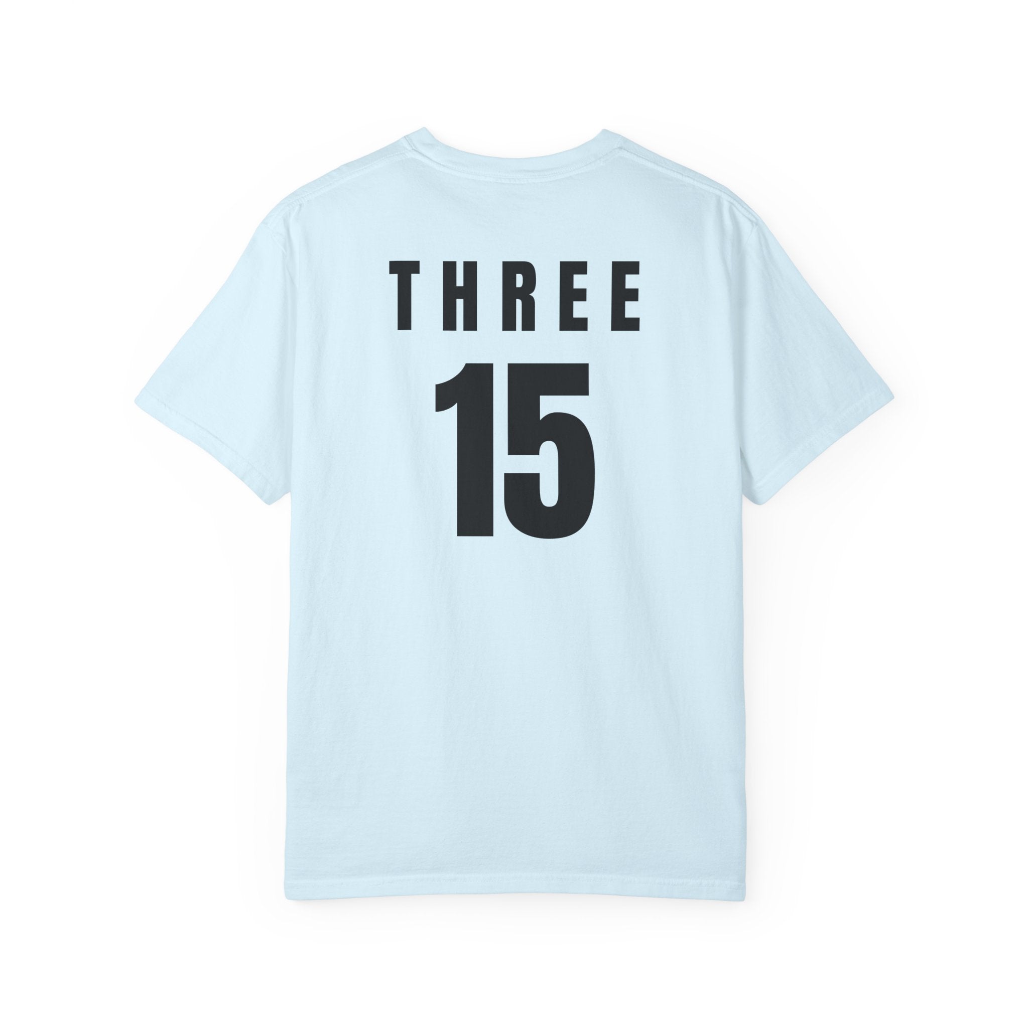 1 - Three 15 Multi Colors Front and Back Graphic T-Shirt