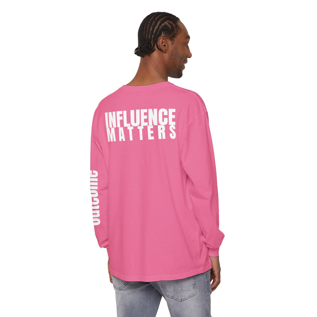 Influence Matters Unisex Long Sleeve T-Shirt - Inspirational Casual Wear