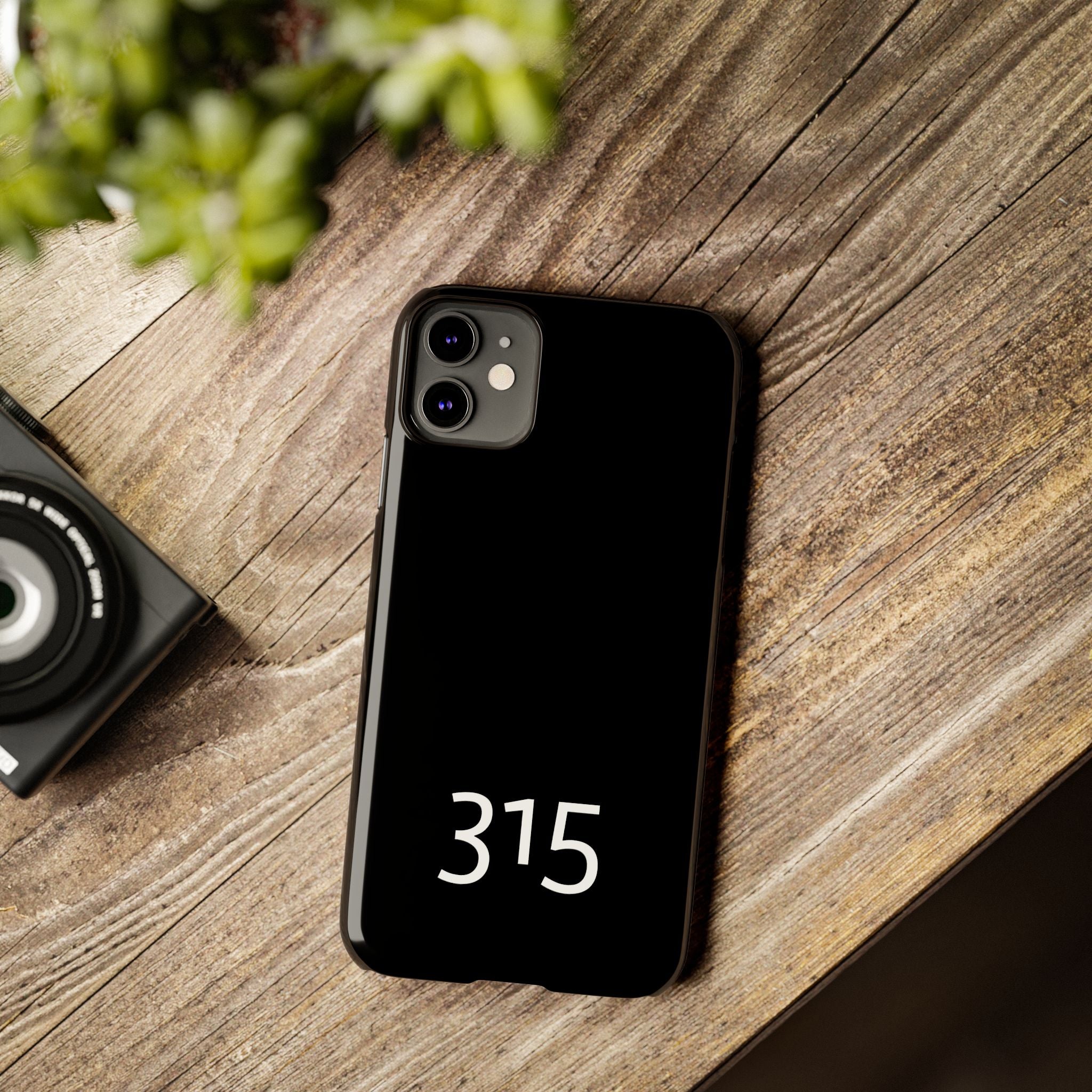 36 - Phone case 315 Slim Phone Case — Motivational Black Protective Cover