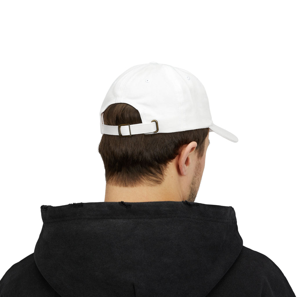 3 - Hat 315 Embroidered Dad Cap — Minimalist White Baseball Hat