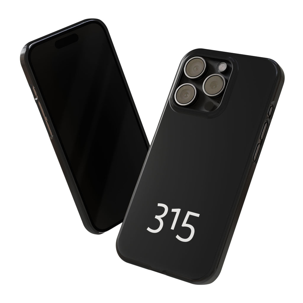 36 - Phone case 315 Slim Phone Case — Motivational Black Protective Cover