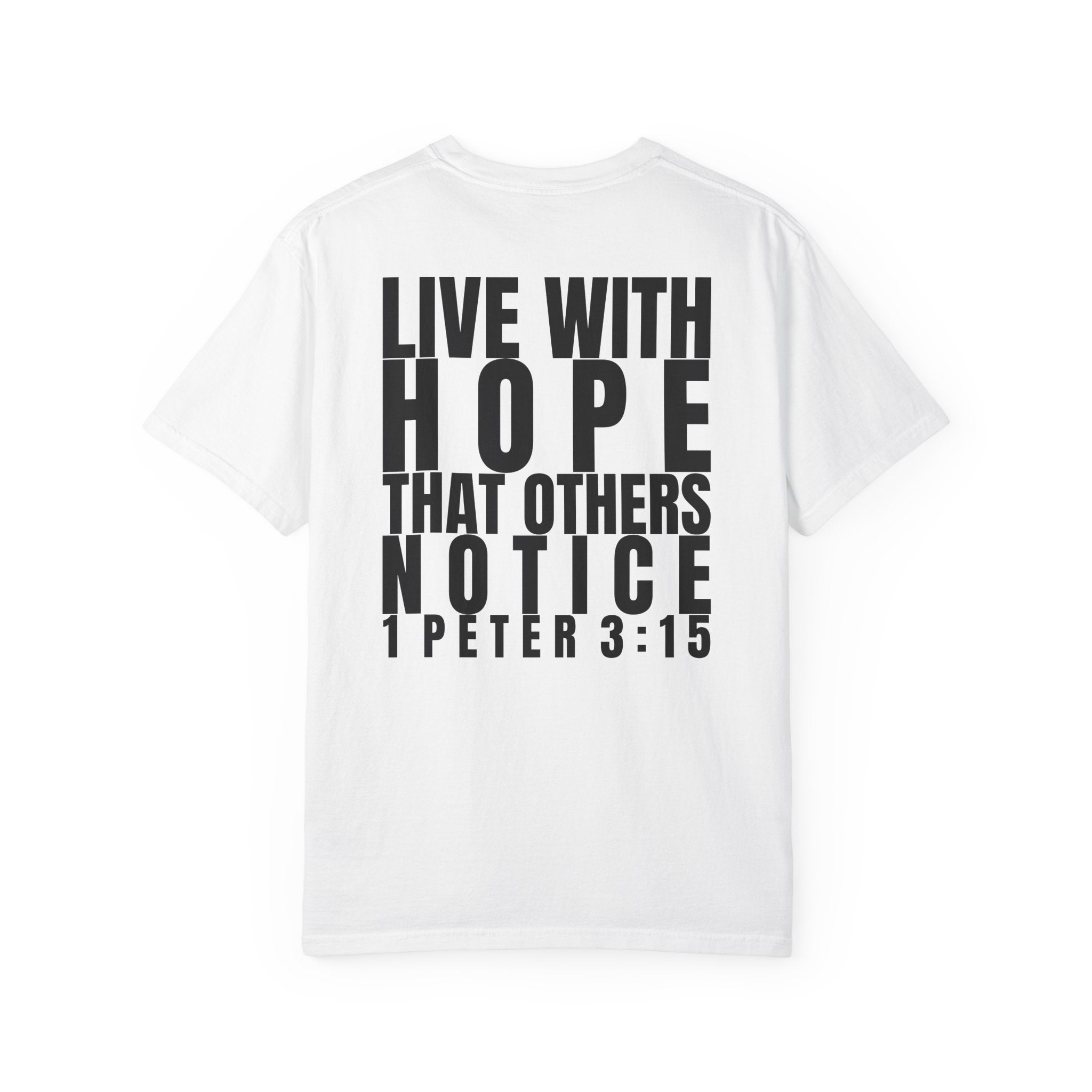 315 Multi Colors 315   “Live with Hope” Graphic T-Shirt
