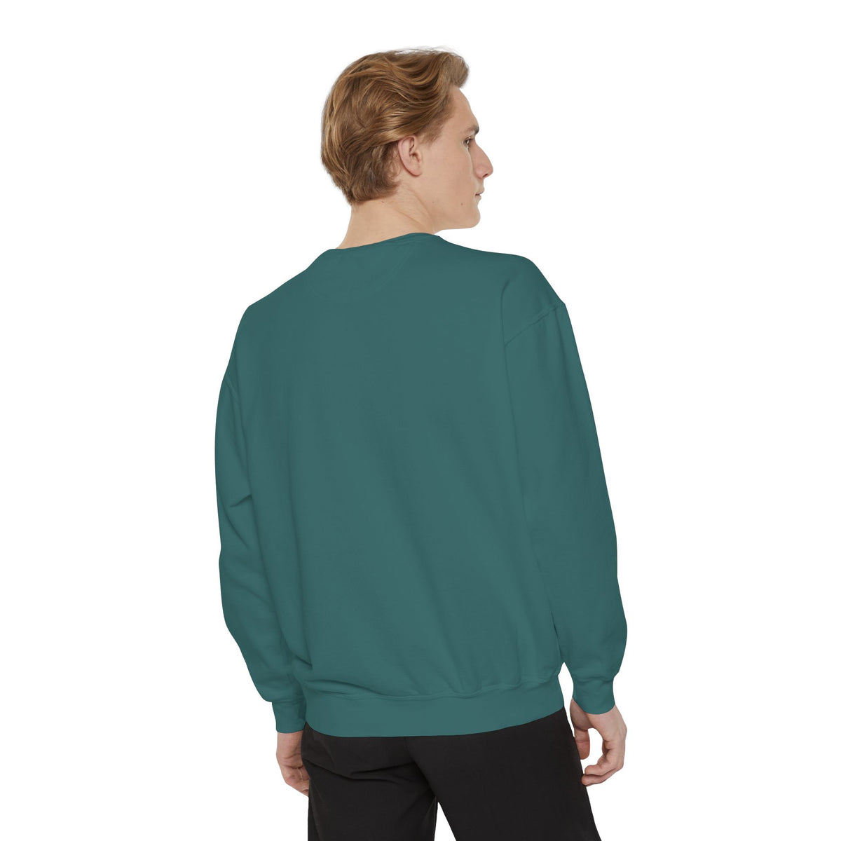 15 - Multi Color Hope Matters Embroidered Minimalist Logo Sweatshirt — White Crewneck Casual Pullover