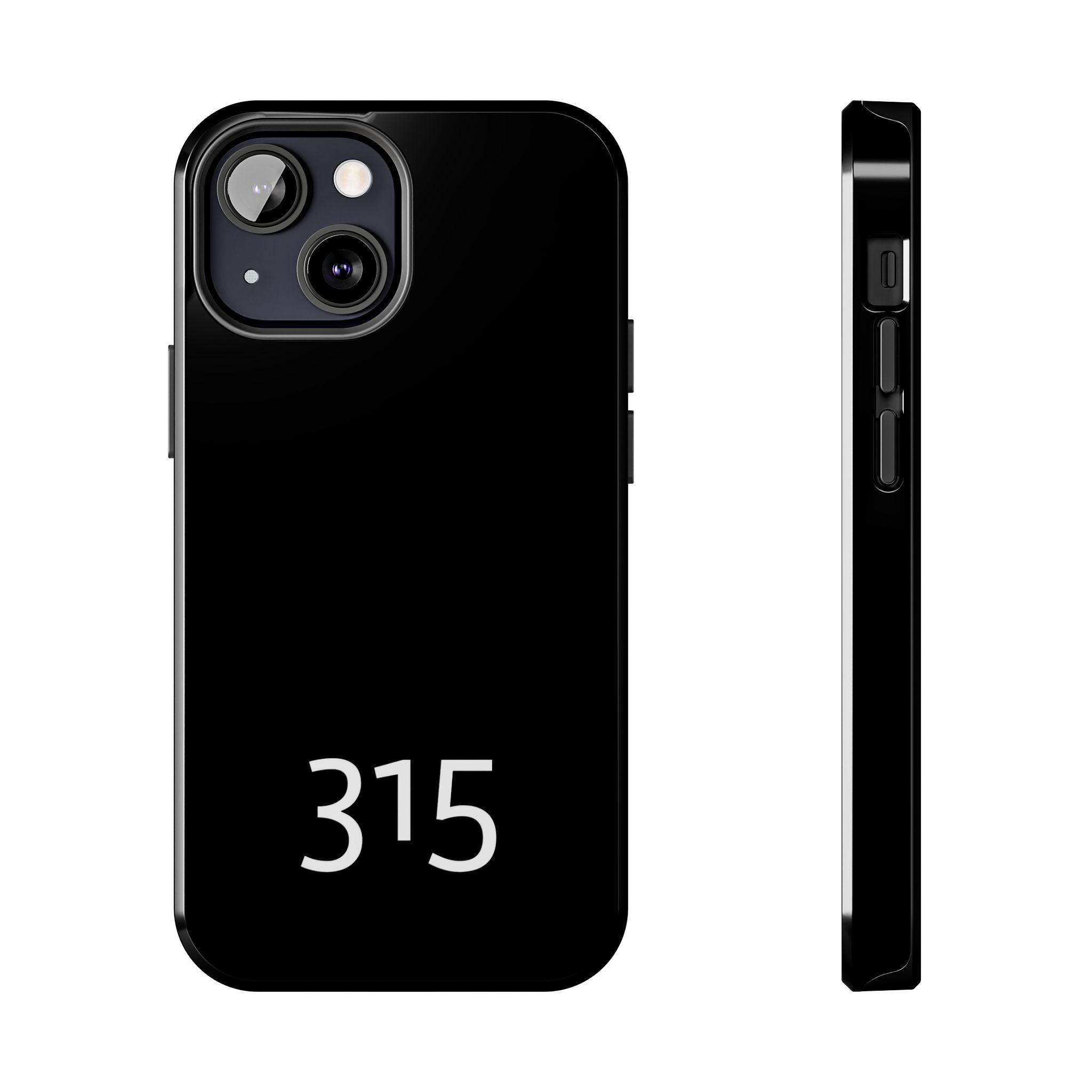 36 - Phone case 315 Tough Phone Case — Motivational Black Protective Cover