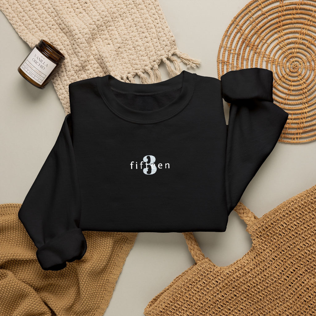 15 - Embroidered 3 Fifteen Crewneck Sweatshirt