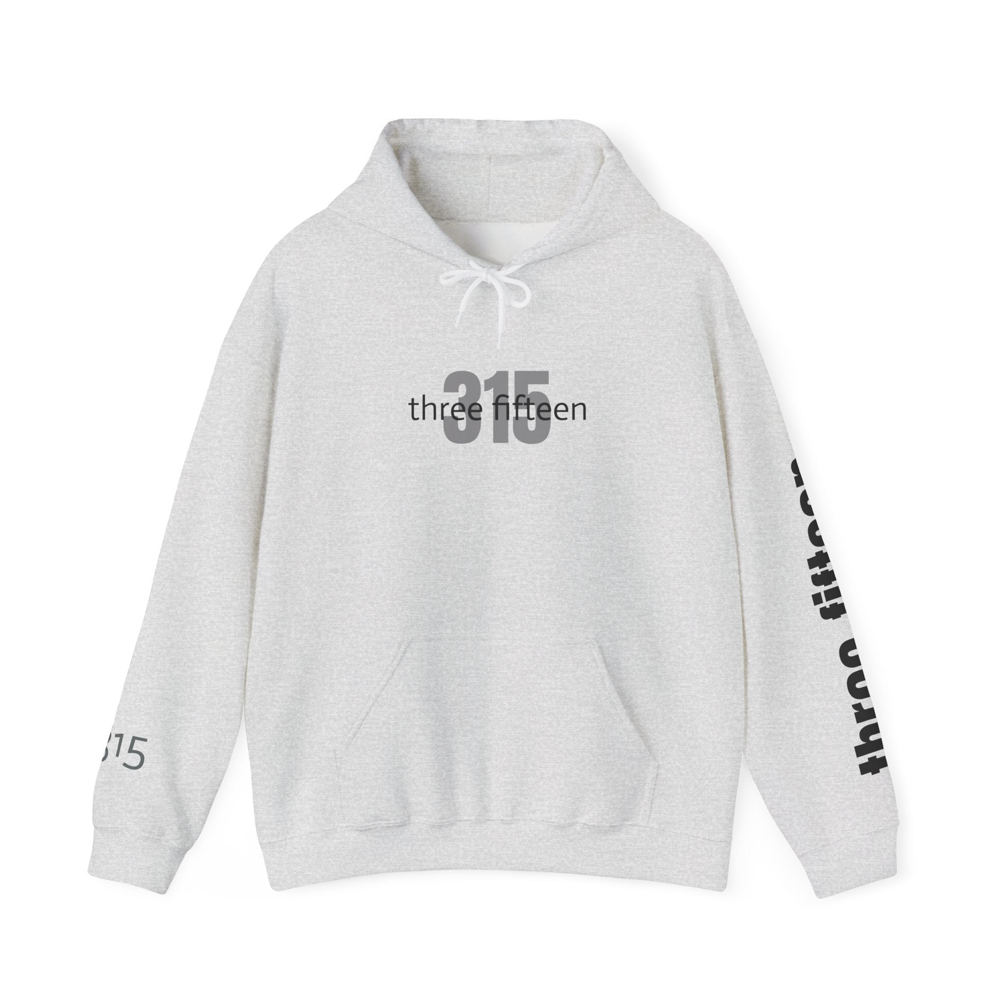 16 - Multi Color Printed Bold 315 Three Fifteen Inspirational Quote Hoodie - This Isn't The End Of My Story