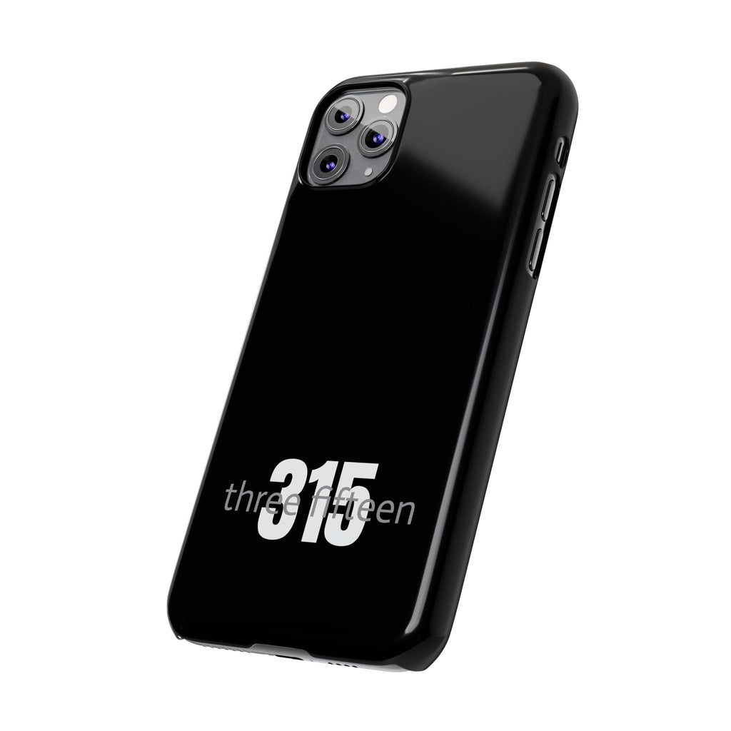Copy of 36 - Phone case 315 Slim Phone Case — Motivational Black Protective Cover