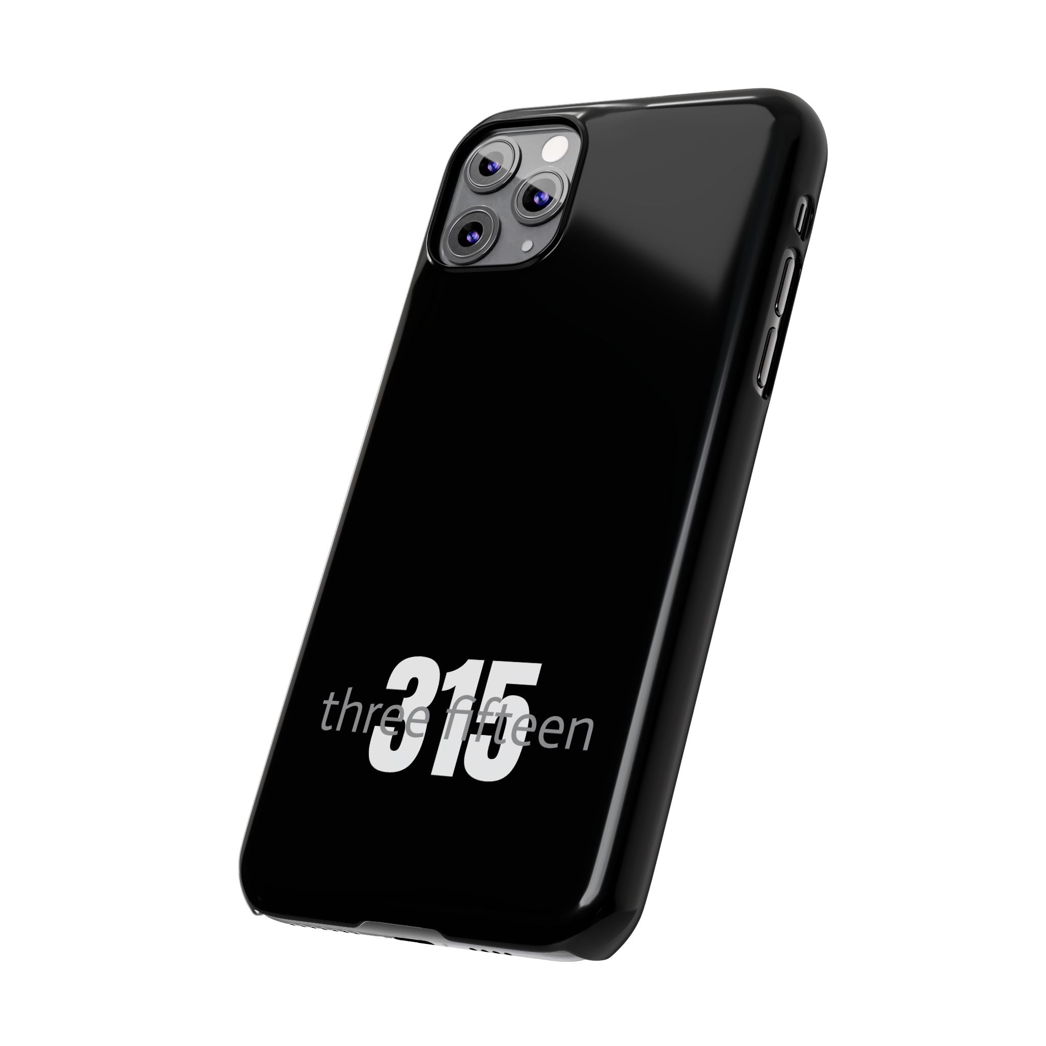 Copy of 36 - Phone case 315 Slim Phone Case — Motivational Black Protective Cover
