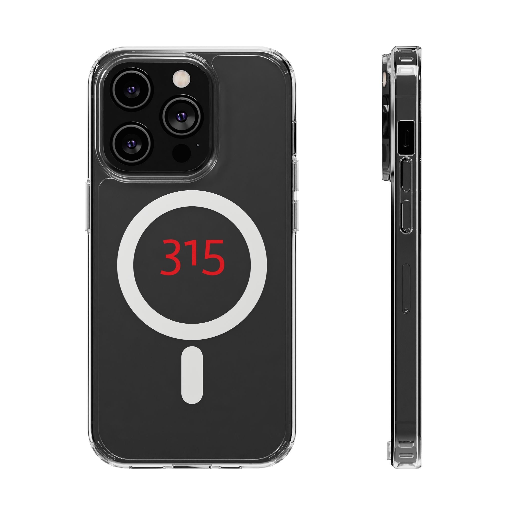 Clear Magnetic Impact Phone Case — Transparent Shockproof MagSafe-Compatible