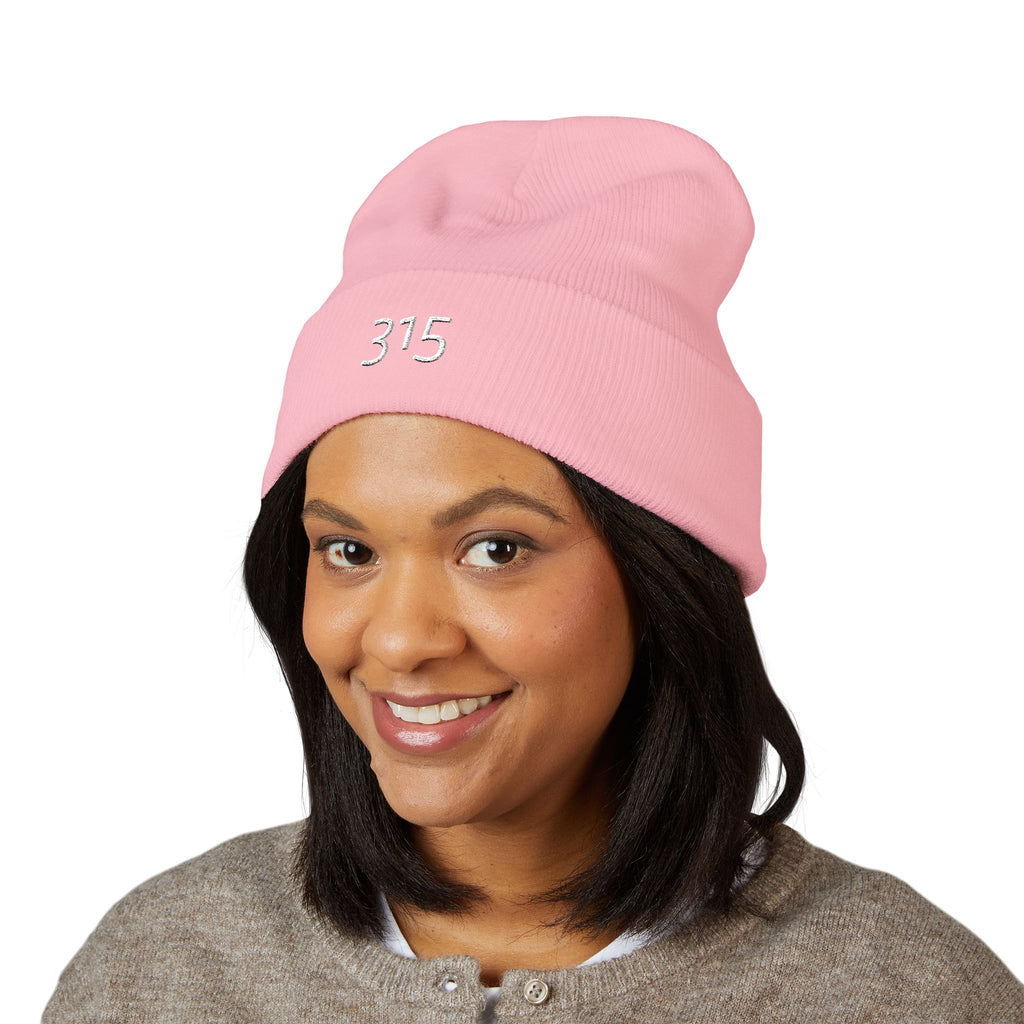 Embroidered Classic Cuffed Beanie - Stylish Warmth for Every Occasion
