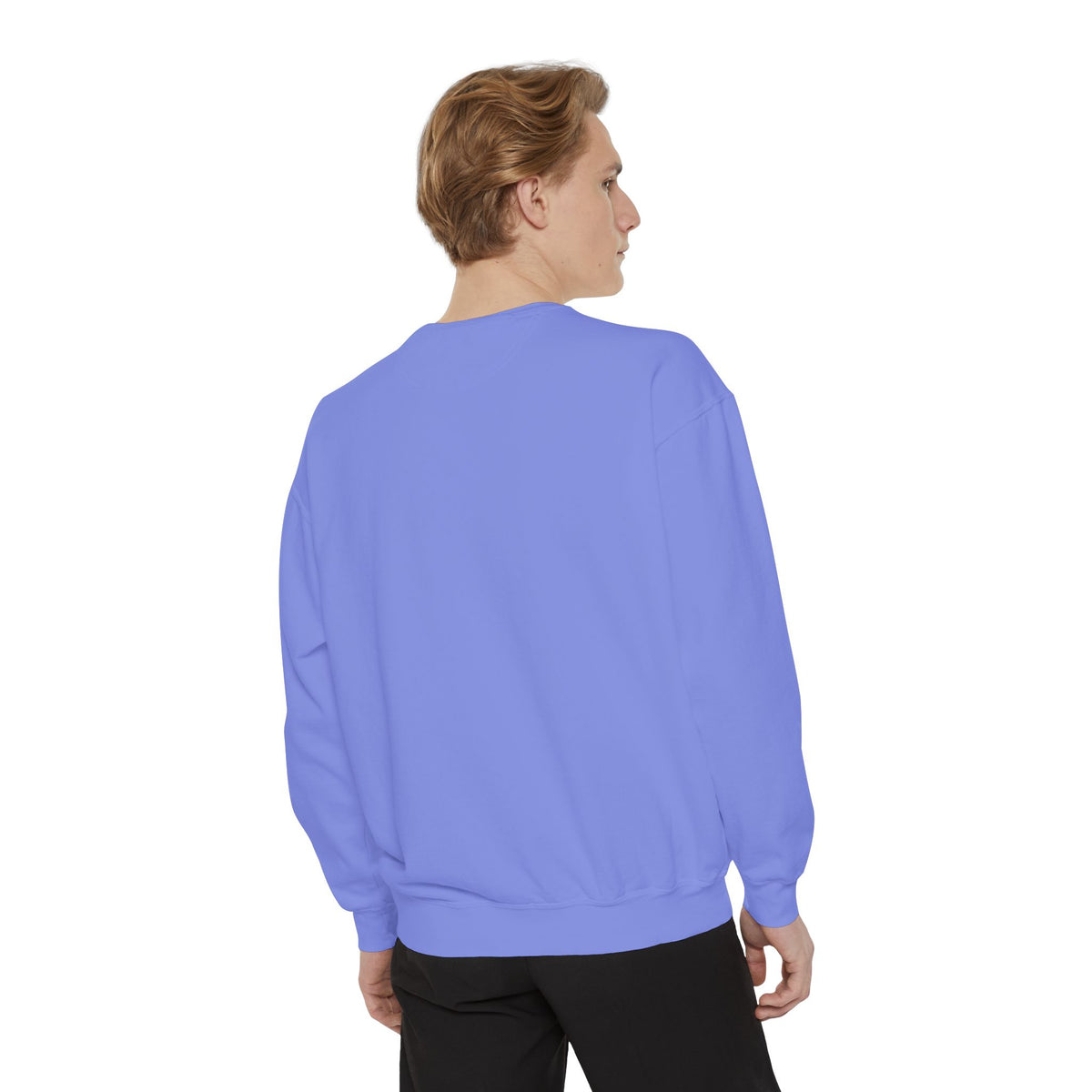 15 - Multi Color Hope Matters Embroidered Minimalist Logo Sweatshirt — White Crewneck Casual Pullover