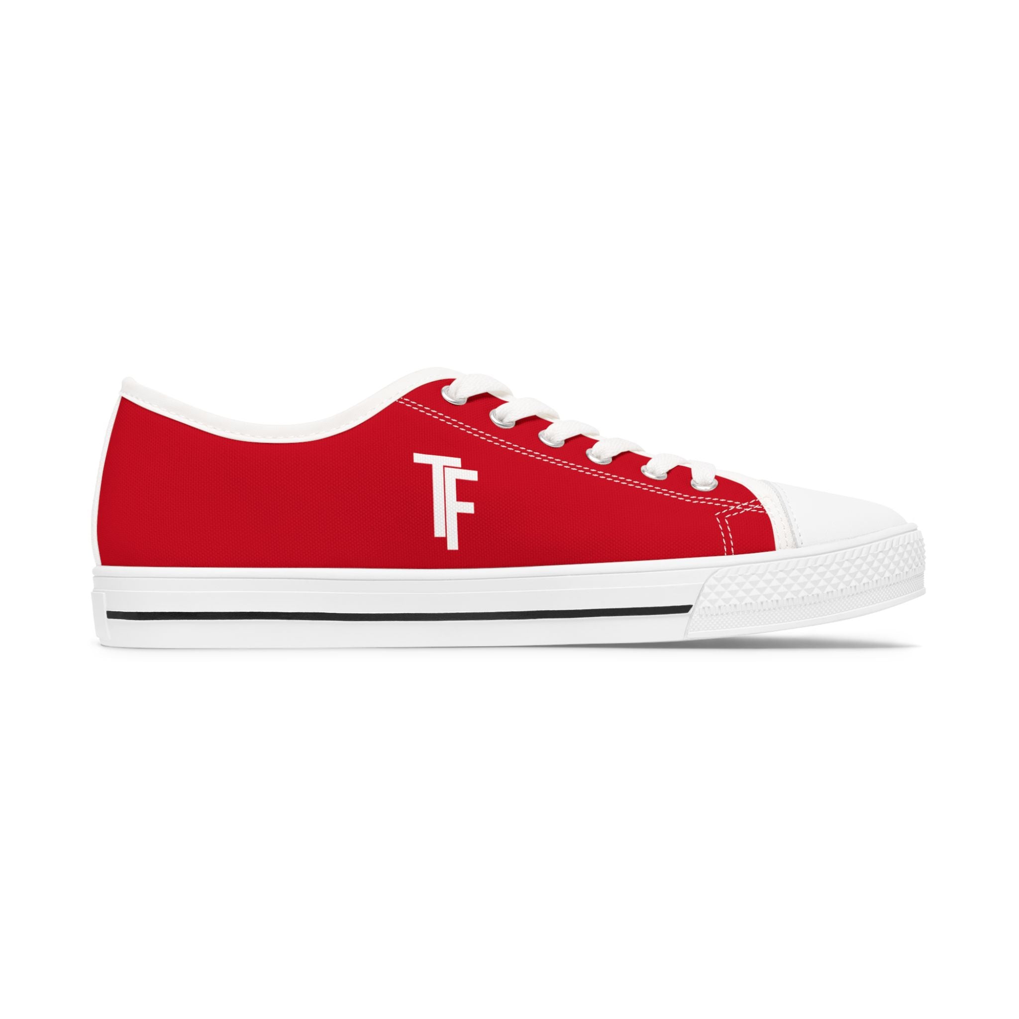 31 - Women's Low Top Sneakers TF — Minimal Grey Canvas Shoes with '315' Side Print