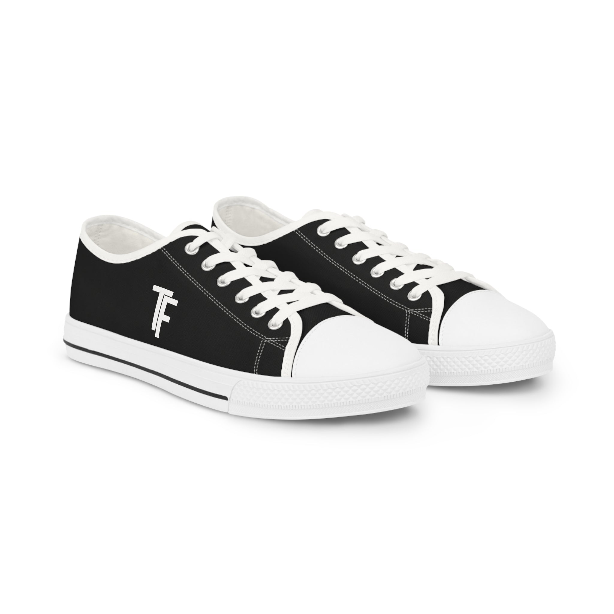 31 - Men's Low Top Sneakers TF — Minimal Grey Canvas Shoes with '315' Side Graphic