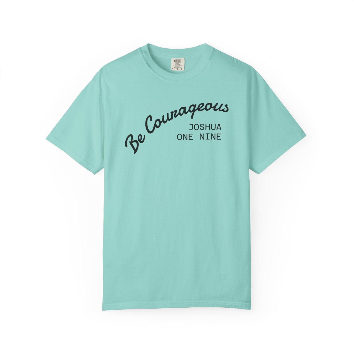 01 - Courageous Joshua One Nine Multi Colors Graphic T-Shirt