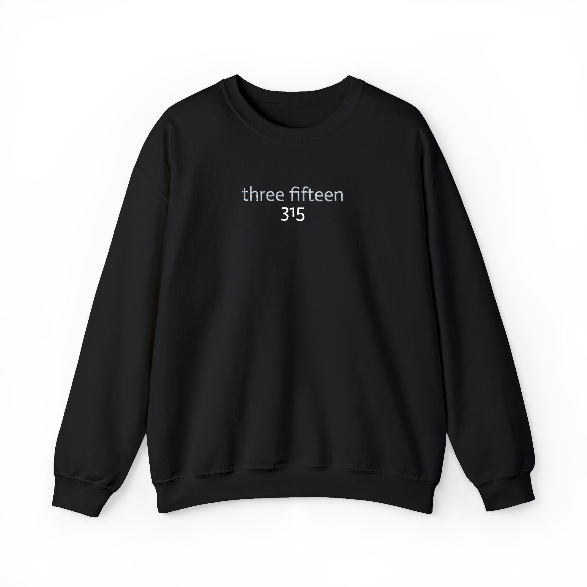 15 - Embroidered Three Fifteen 315 Crewneck Sweatshirt