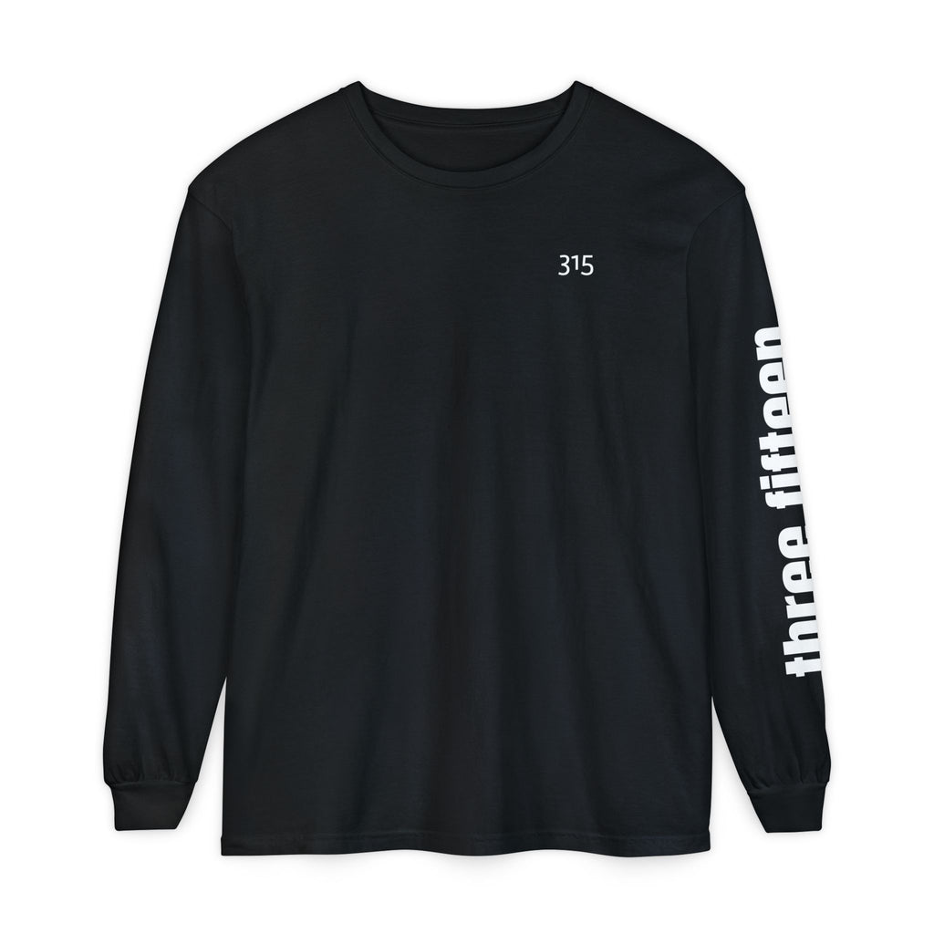 12 - 315 Three Fifteen Multi Color Unisex Long Sleeve T-Shirt - Inspirational Casual Wear