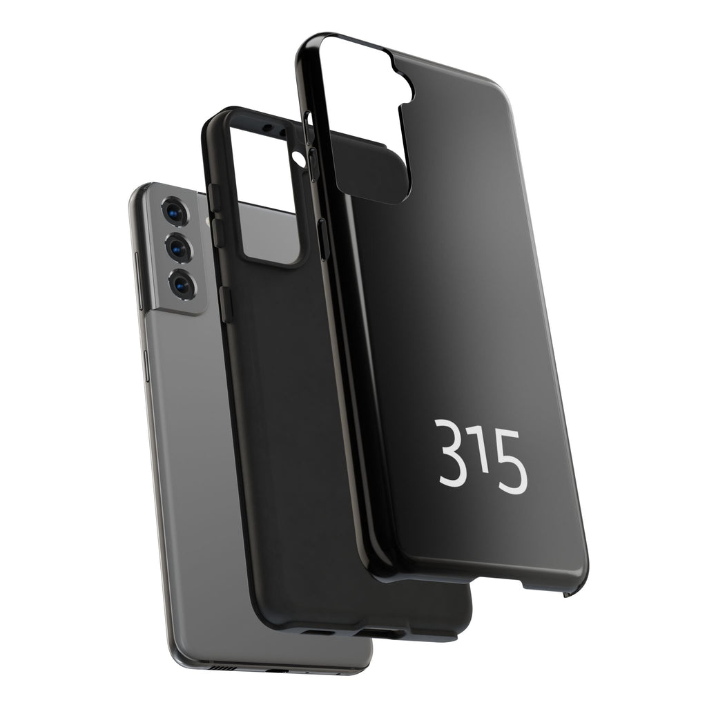 36 - Phone case 315 Tough Phone Case — Motivational Black Protective Cover