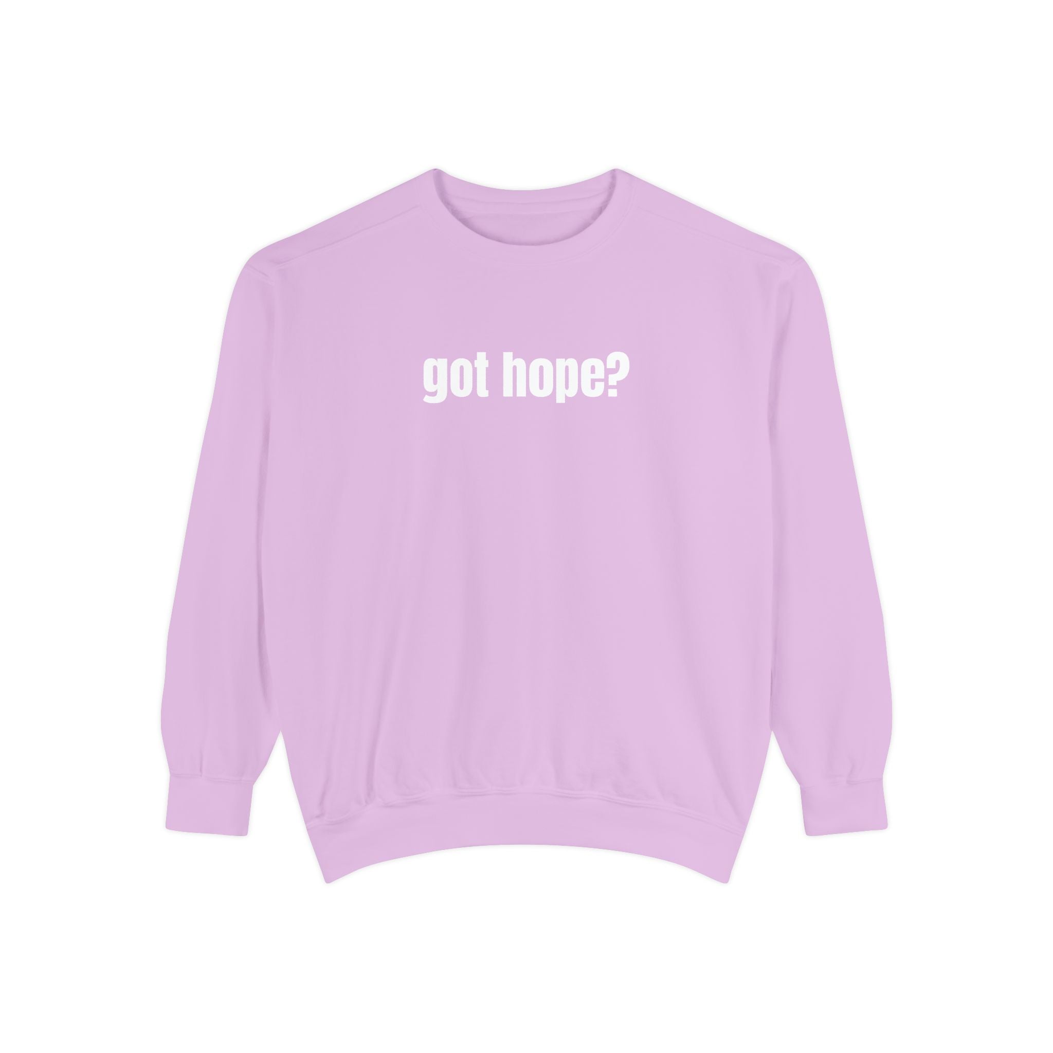 15 - Got Hope - Multi Color Cozy “A Helping Hand” Unisex Garment-Dyed Sweatshirt for Everyday Comfort