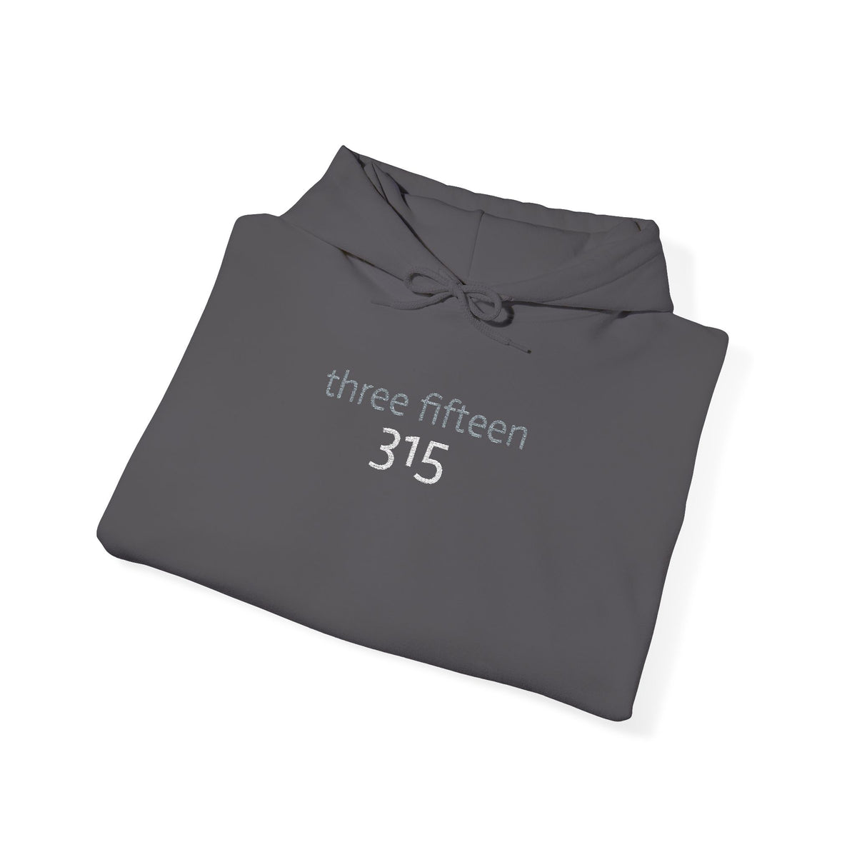 16 - 315 Three Fifteen Embroidered Multi Colors Hoodie — Minimalist Distressed Graphic Sweatshirt