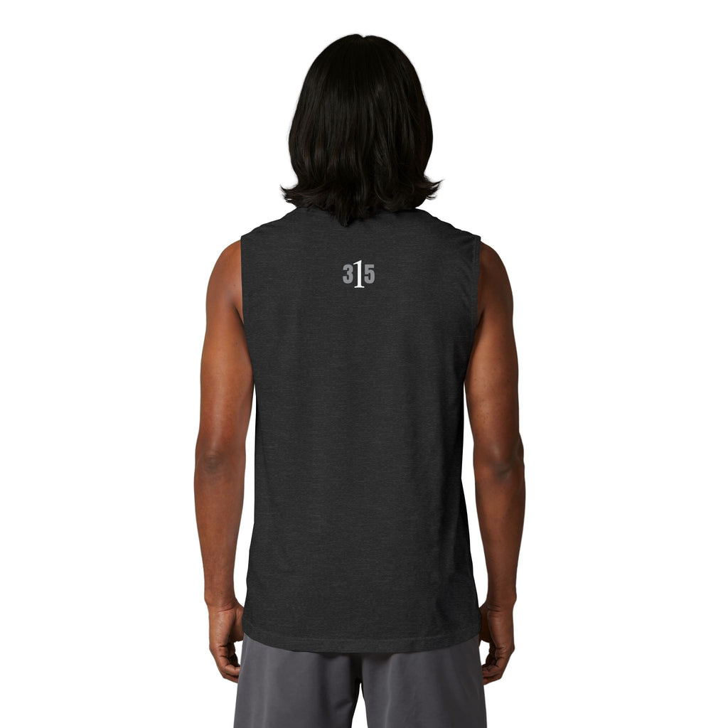1131 - Muscle Tank — 'the 315' Minimalist Fitness Graphic Tank Top