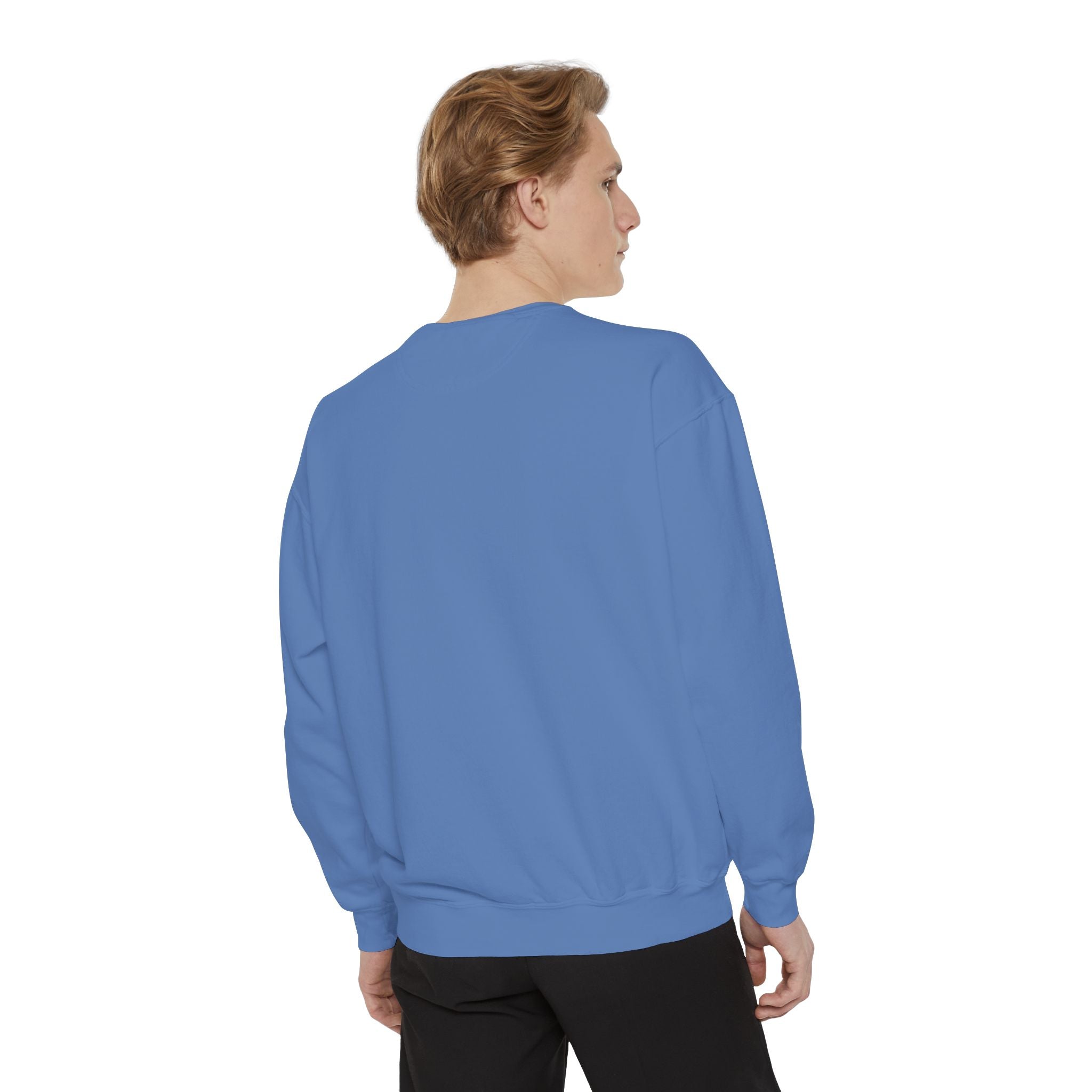 Multi Color Cozy Unisex Garment-Dyed Sweatshirt for Everyday Comfort